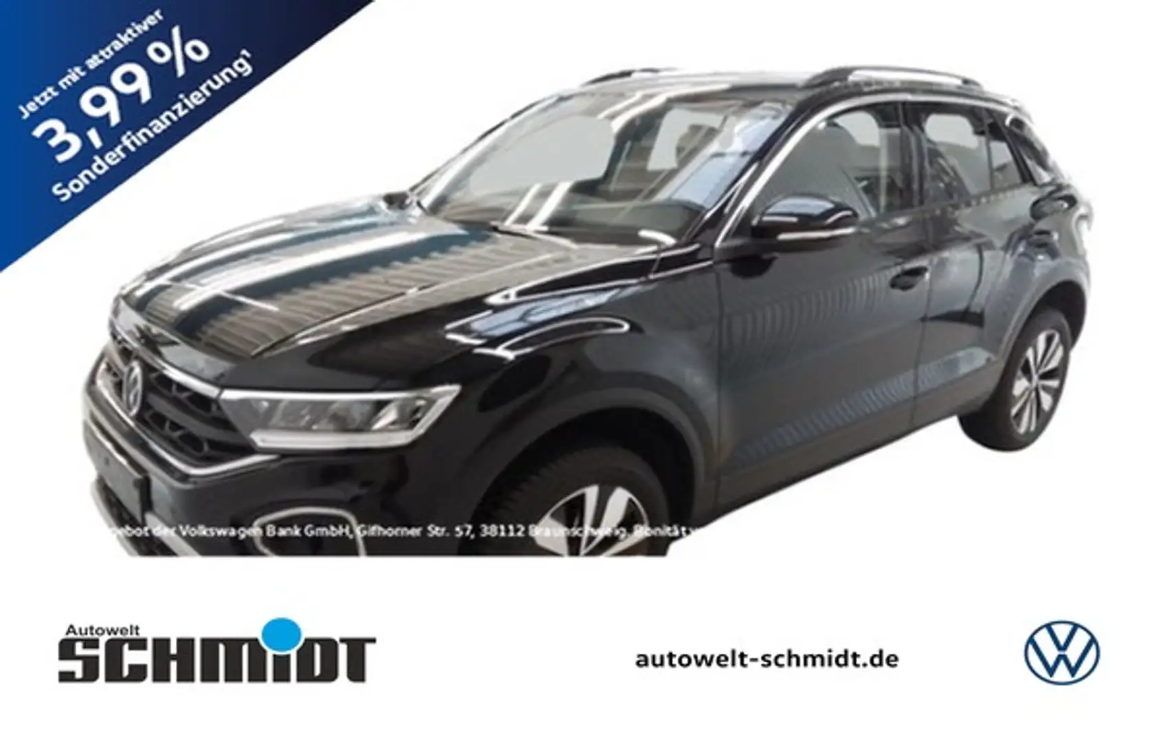 Volkswagen T-Roc 1,5 TSI Goal ACC AHK R-Kamera 17" SideAssist Schwarz - 1