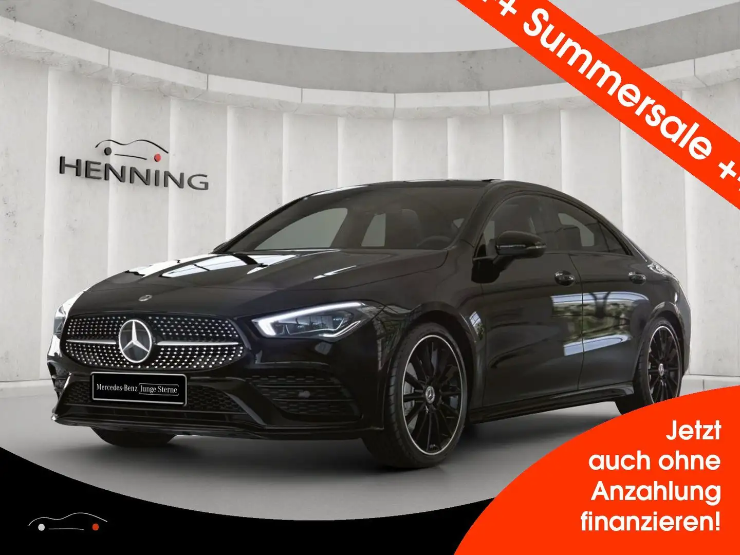 Mercedes-Benz CLA 200 AMG Coupé Night Pano Kamera Ambiente 19" Negro - 1
