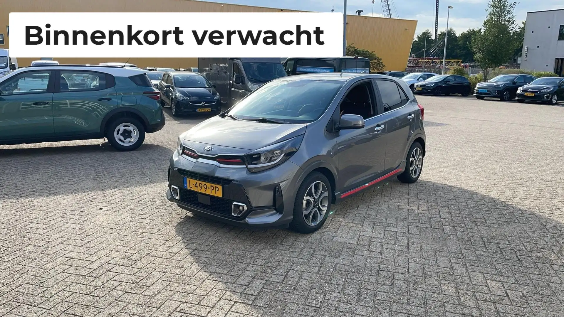 Kia Picanto 1.0 DPi GT-Line | Camera | Navigatie | Climate con Grijs - 1