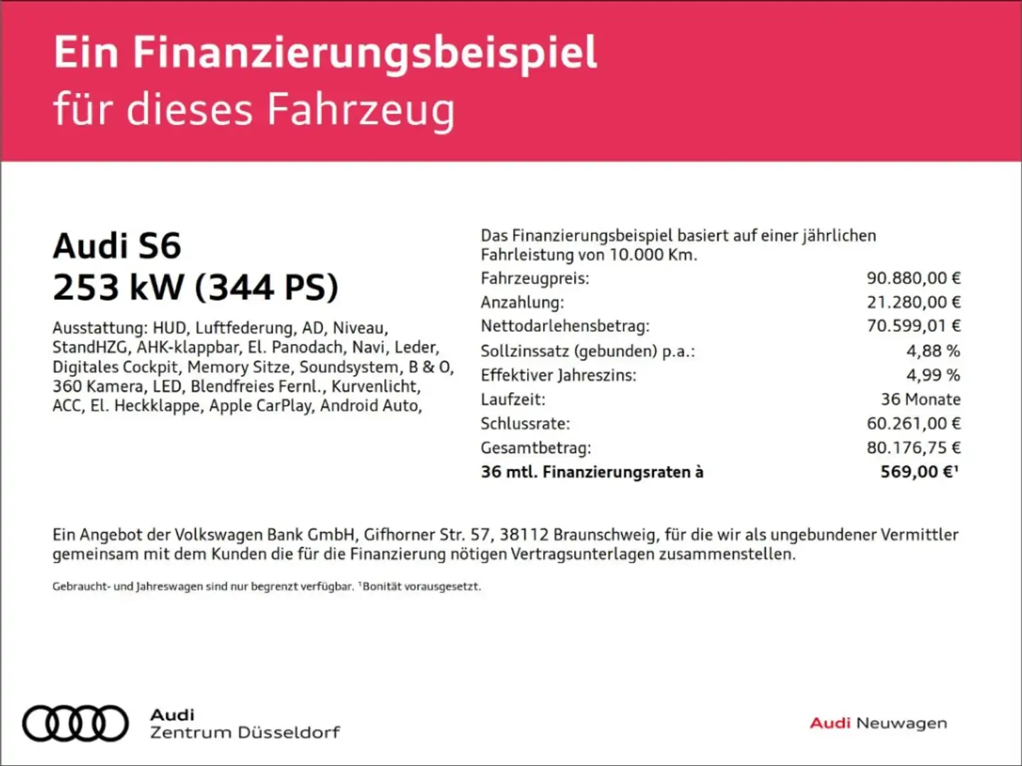 Audi S6 Avant TDI AHK Standheizung HUD B&O TOP AUSSTATTUNG Schwarz - 2
