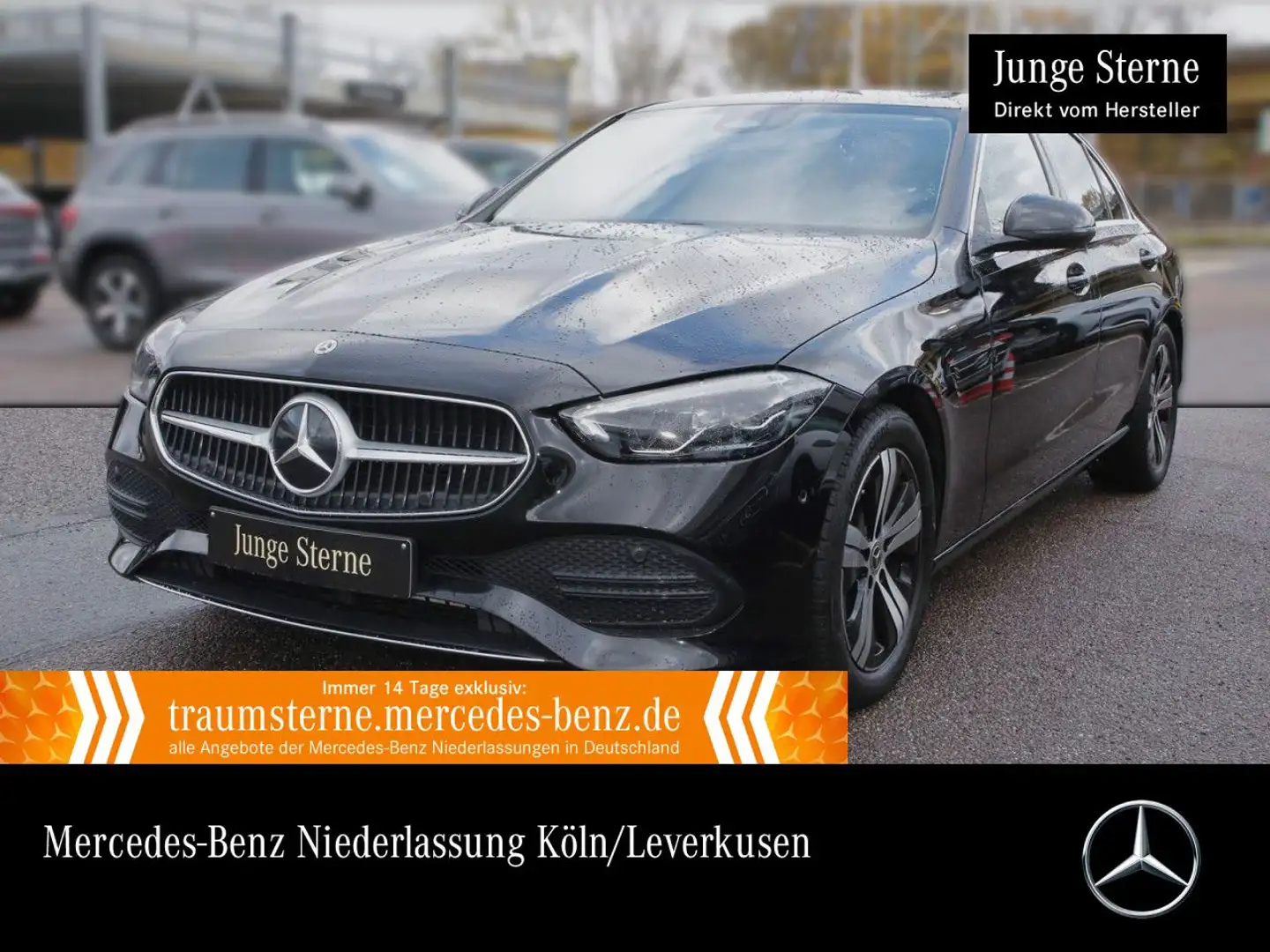 Mercedes-Benz C 180 AVANTG+LED+KAMERA+KEYLESS+9G Noir - 1