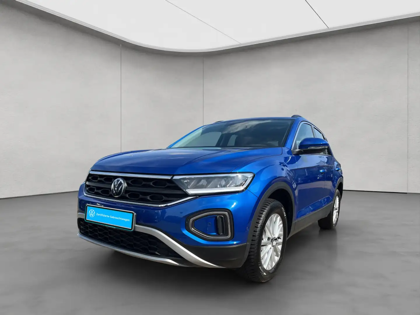 Volkswagen T-Roc 1.0 TSI Life GJR AHK Navi Sitzhzg Blau - 2