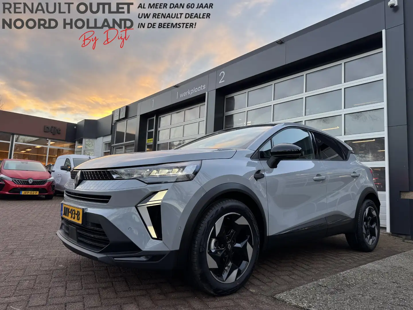 Renault Captur 1.3 mild hybrid 160 techno+Pack Winter!! Grijs - 1