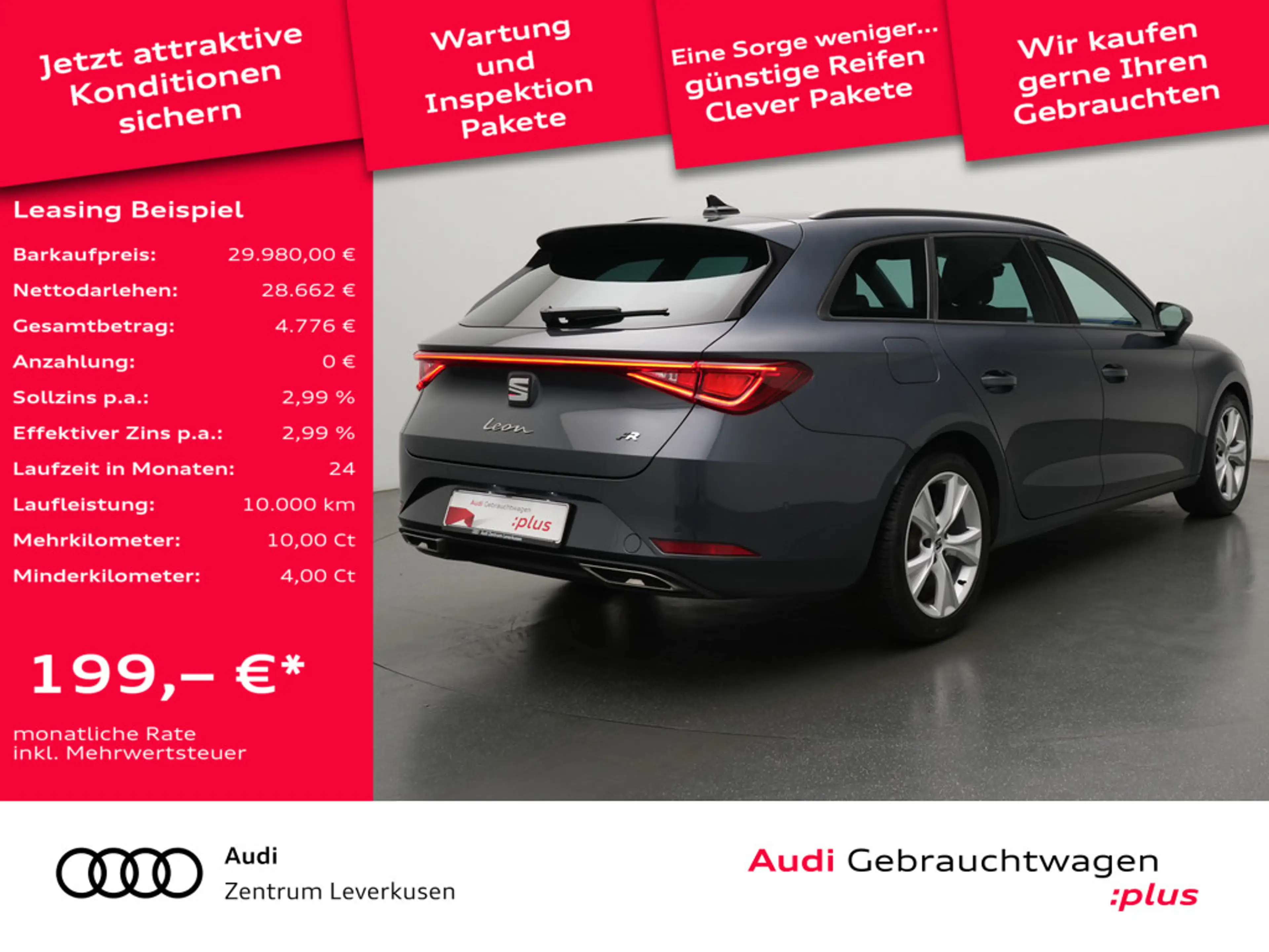 SEAT Leon ST FR DSG ACC NAVI SHZ KAM LED KEYLESS — photo 2