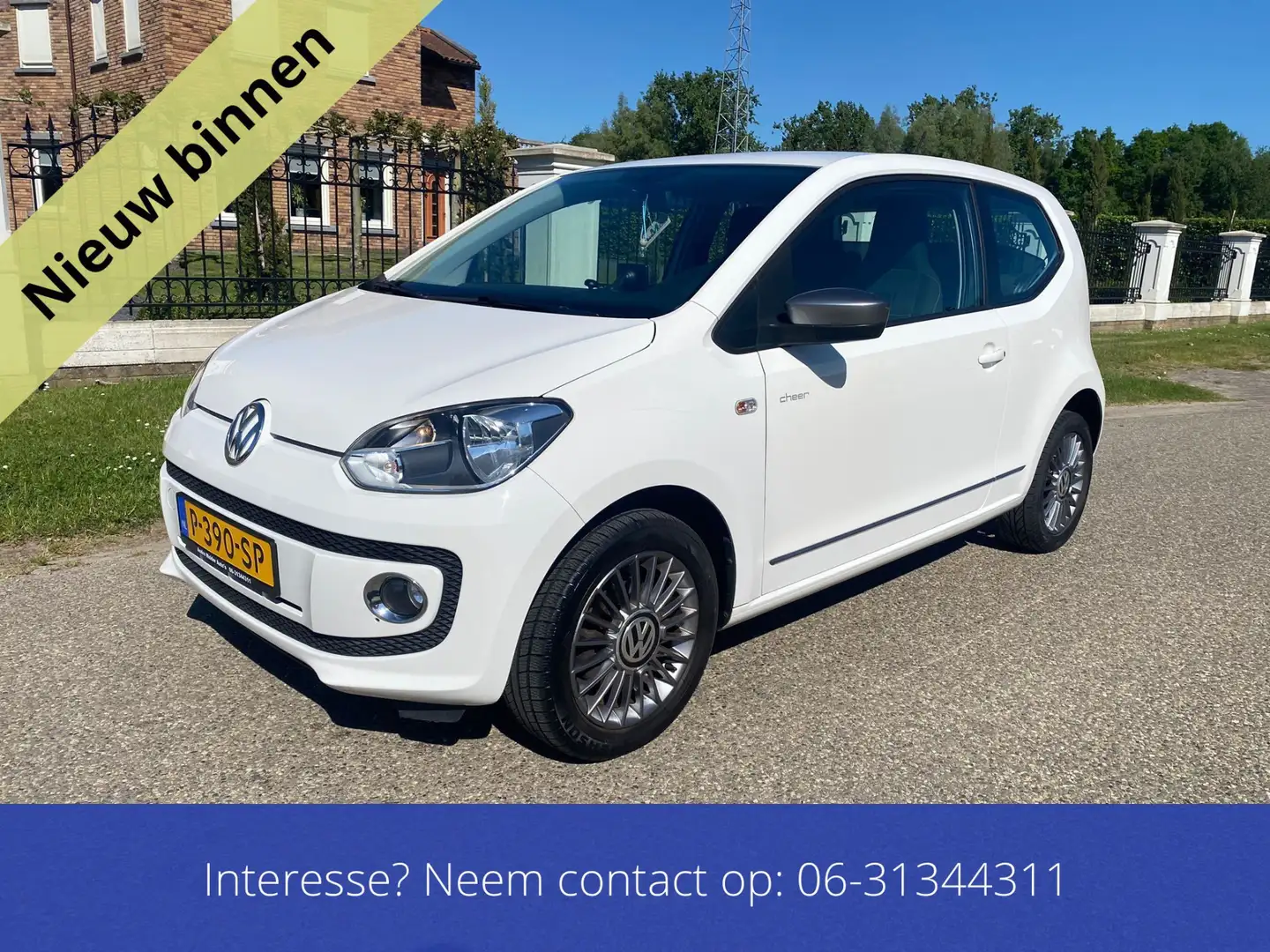 Volkswagen up! 1.0 cheer up vol optie Nieuwe Apk Blanc - 1