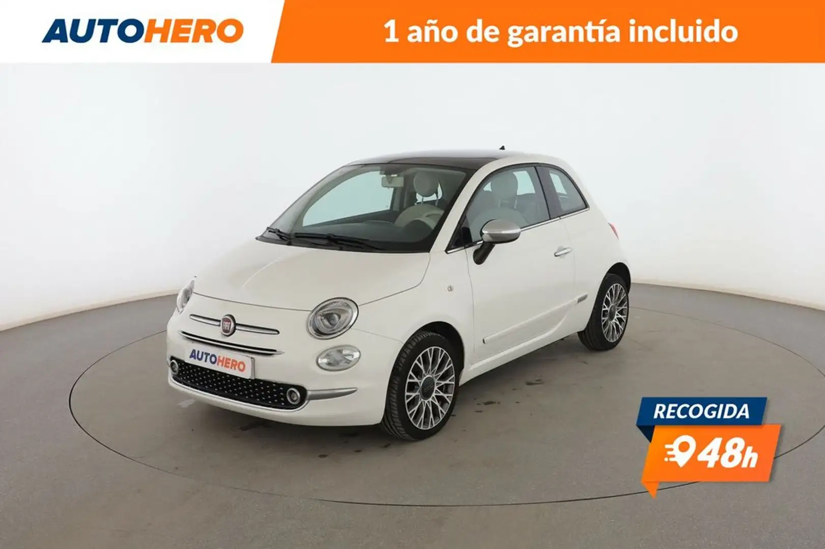 Fiat 500 1.2 Lounge Weiß - 1