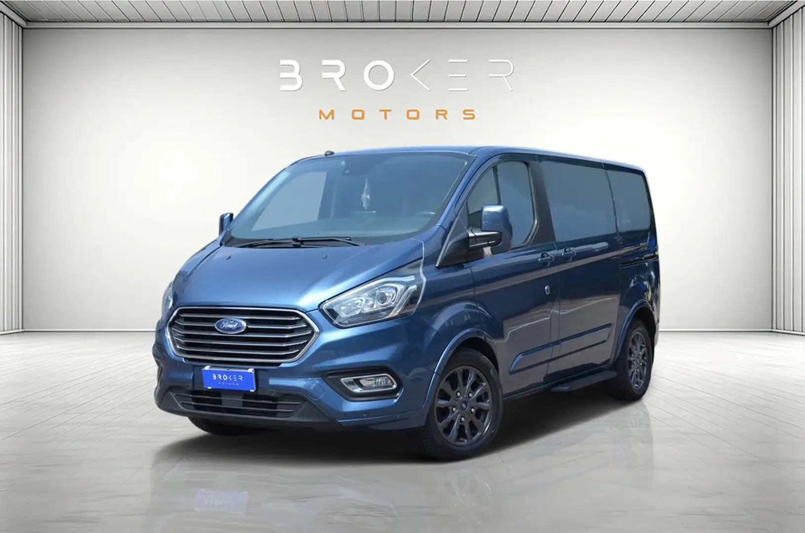 Ford Tourneo Custom 2.0 TDCI 170CV Titanium Gancio traino 8 posti Bleu - 1