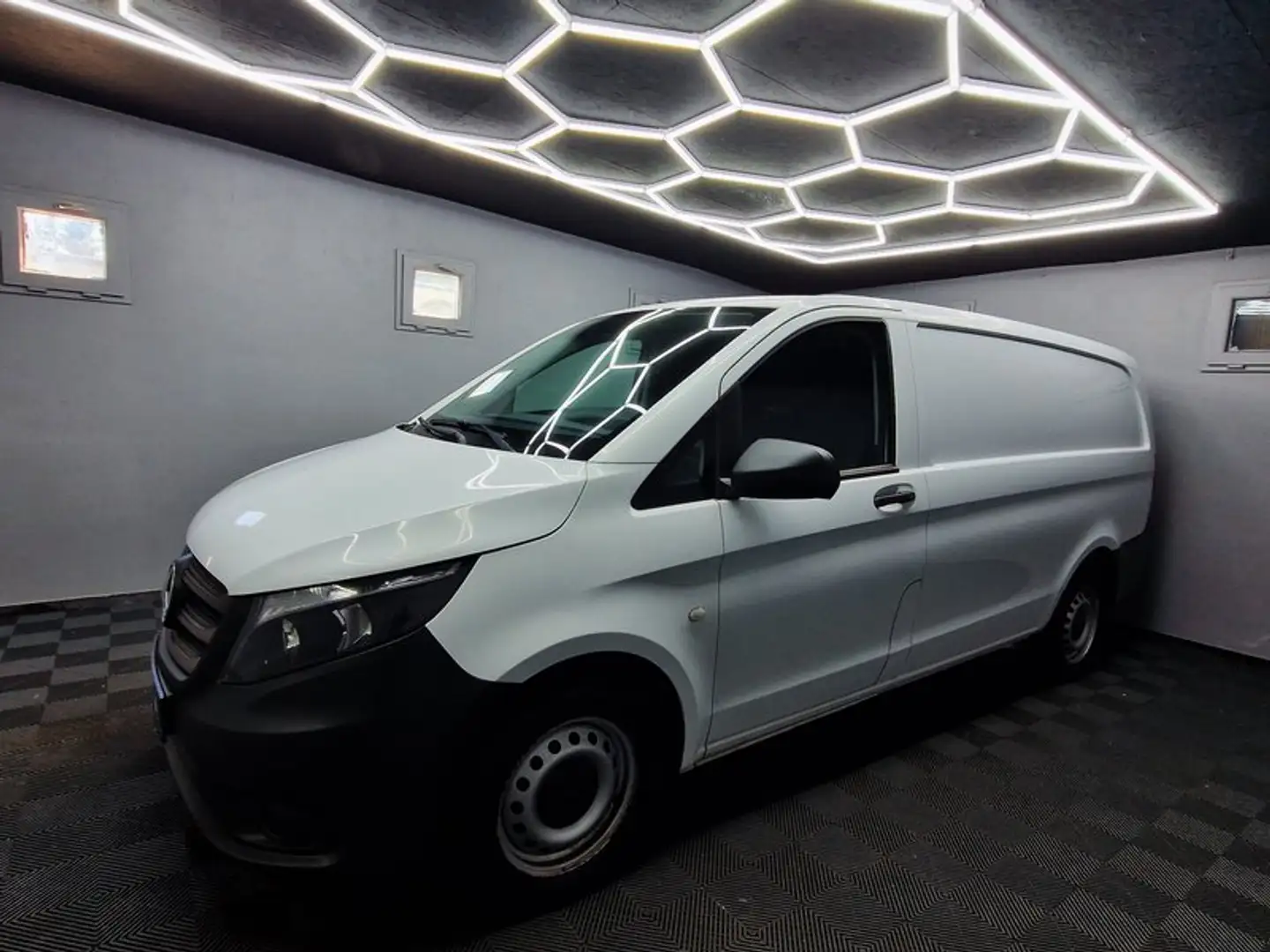 Mercedes-Benz Vito 111 CDI FWD lang|SORTIMO REGALE|KLIMA|CAM Blanc - 2