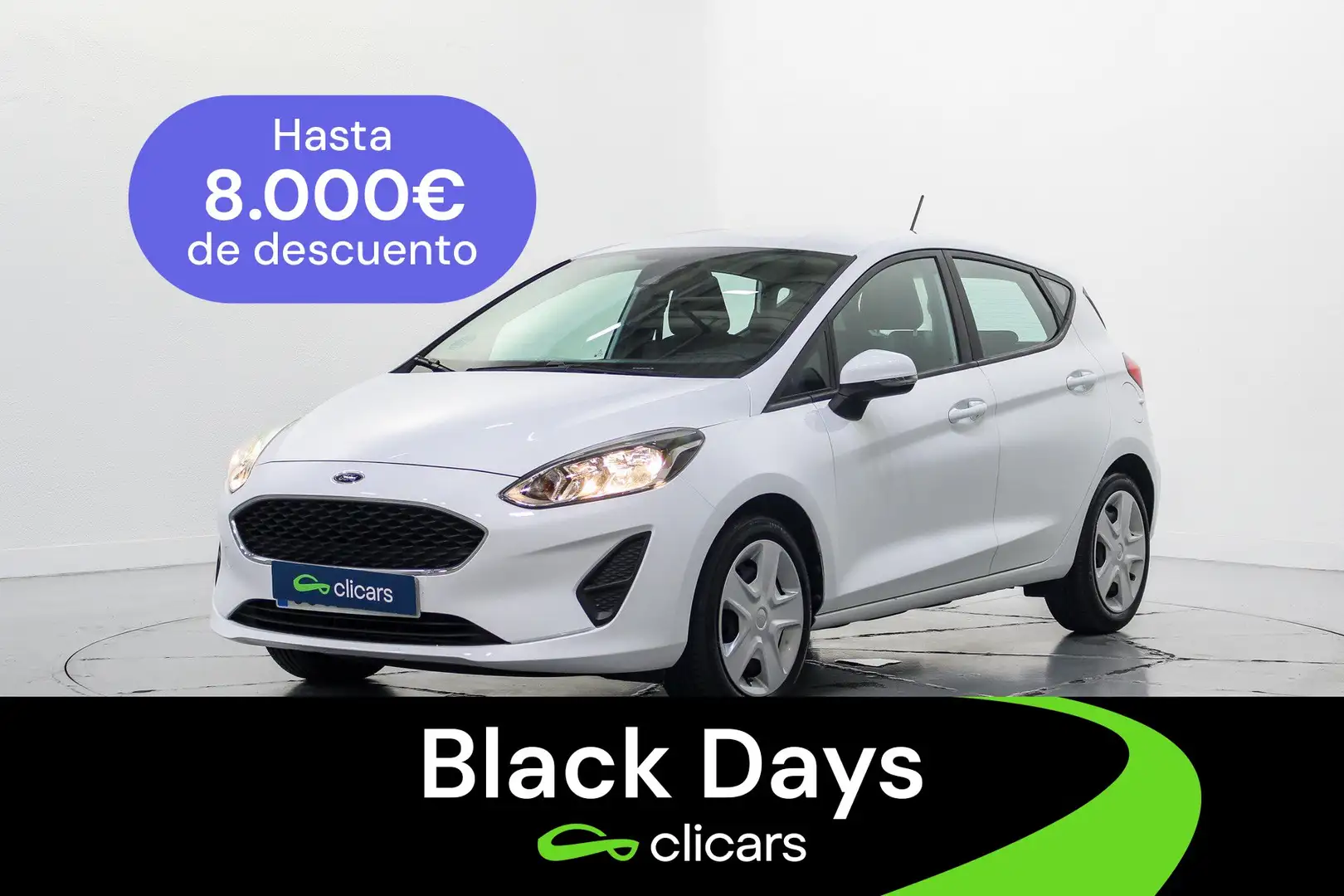 Ford Fiesta 1.1 Ti-VCT Trend Blanc - 1