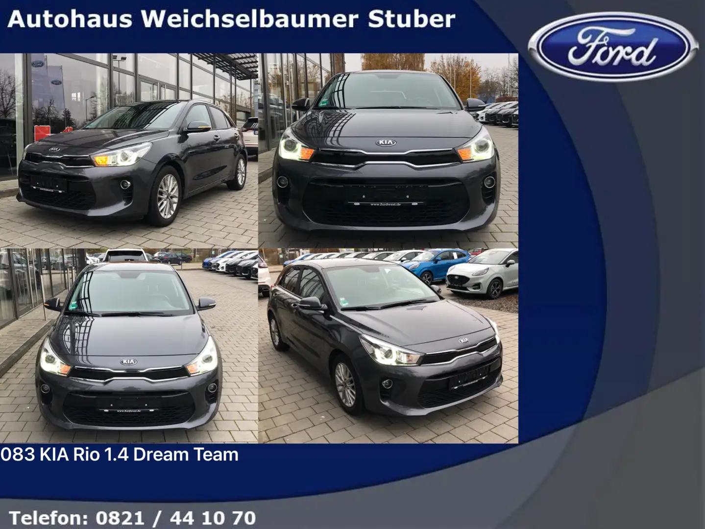 Kia Rio 083 Rio 1.4 Dream Team Sommer+Winterreifen Grau - 1