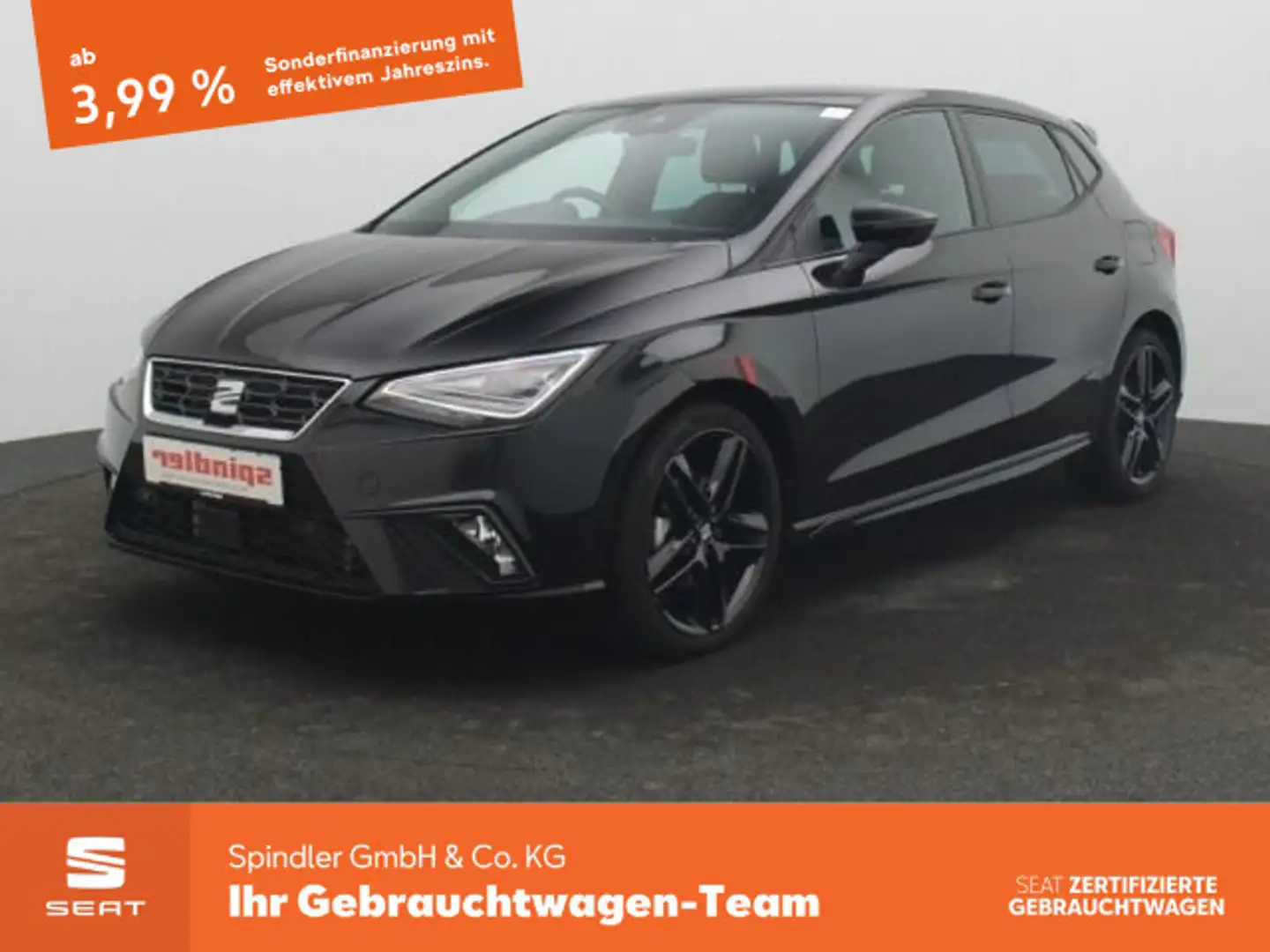 SEAT Ibiza FR 1.0 TSI DSG / LED, Tempomat, Navi, Pano Schwarz - 1