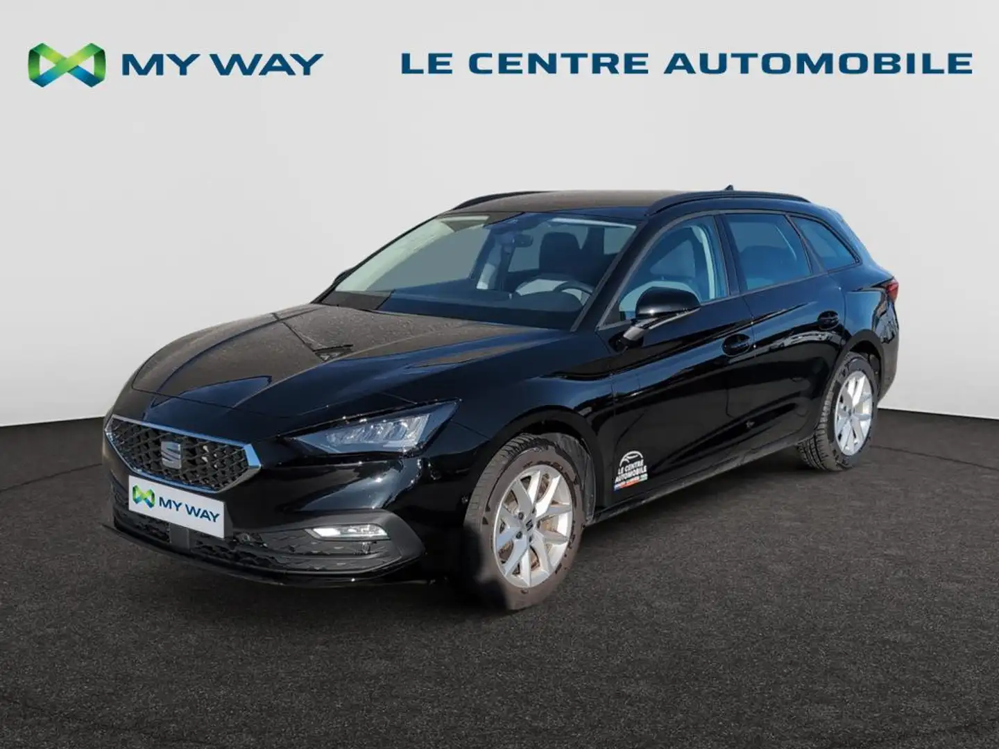 SEAT Leon Leon Break Move! 1.0 eTSI 110pk (81kW) DSG 7v Mild Zwart - 1