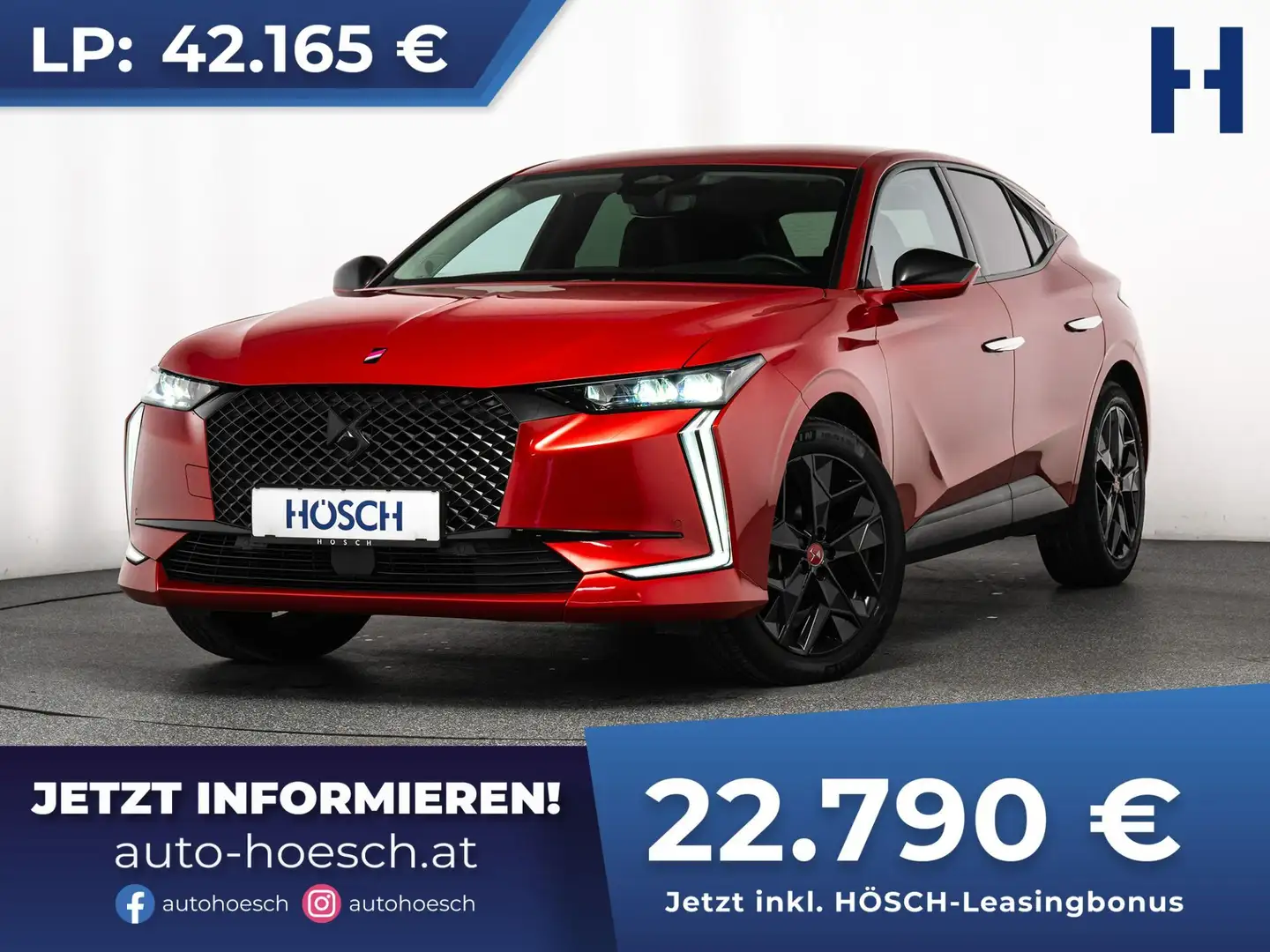 DS Automobiles DS 4 PureTech 130 PERFORMANCE LINE 19" HEAD-UP -46% Rot - 1