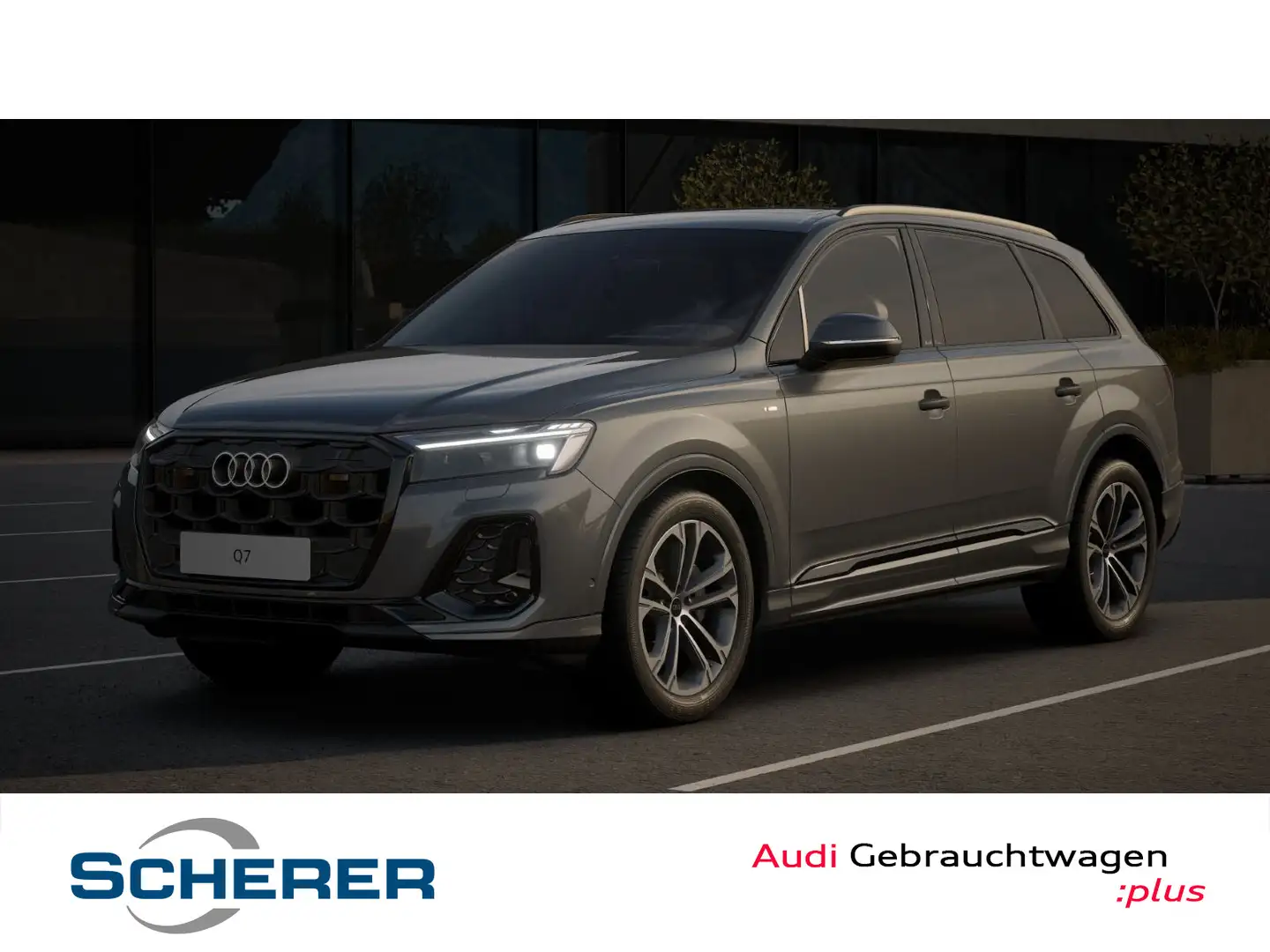 Audi Q7 S line 45 TDI quattro 7-Sitzer MATRIX PANO AH Grau - 1