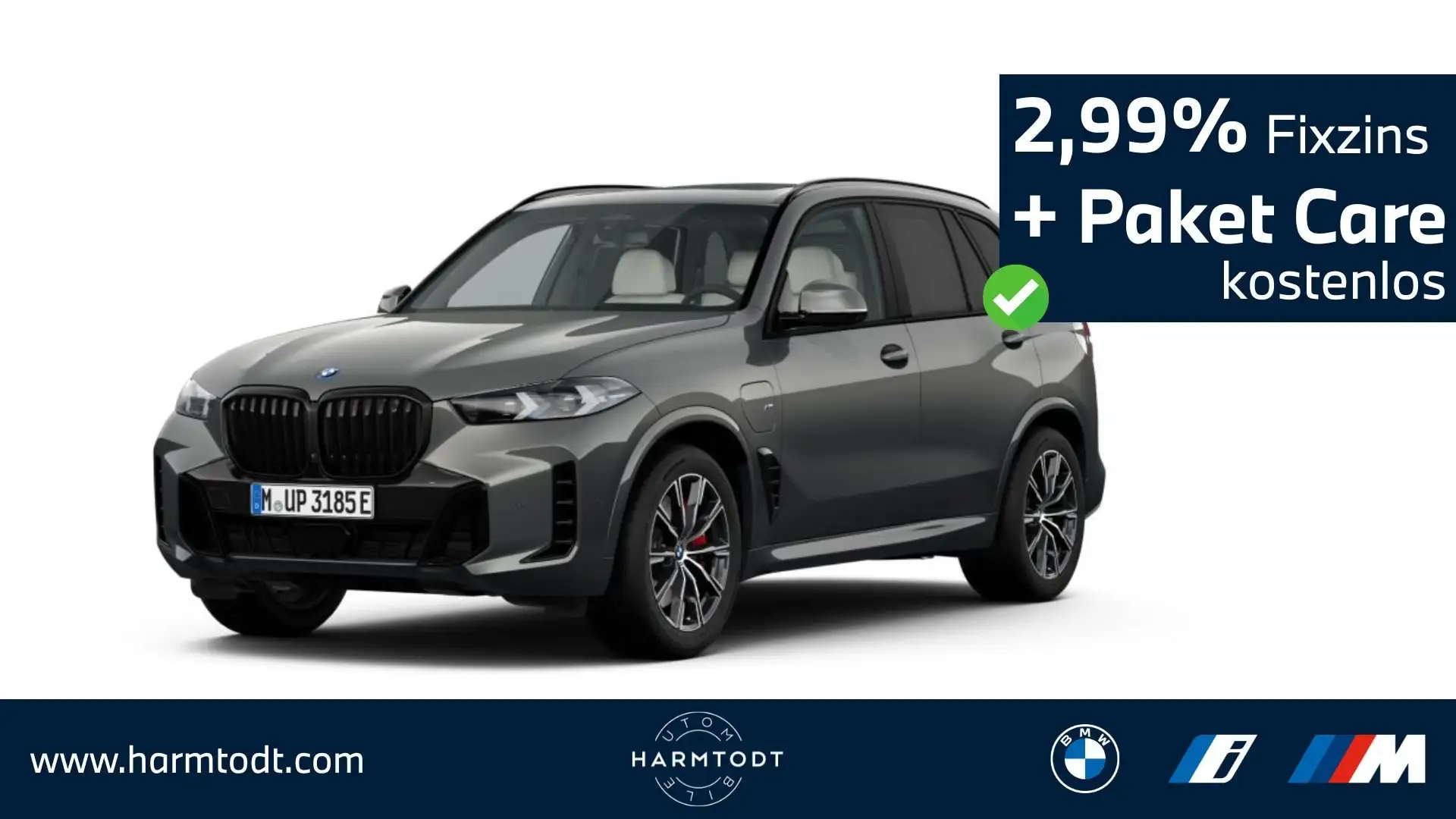 BMW X5 xDrive50e *M-Sportpaket PRO* 2,99% Fixzins-Leasing Grau - 1