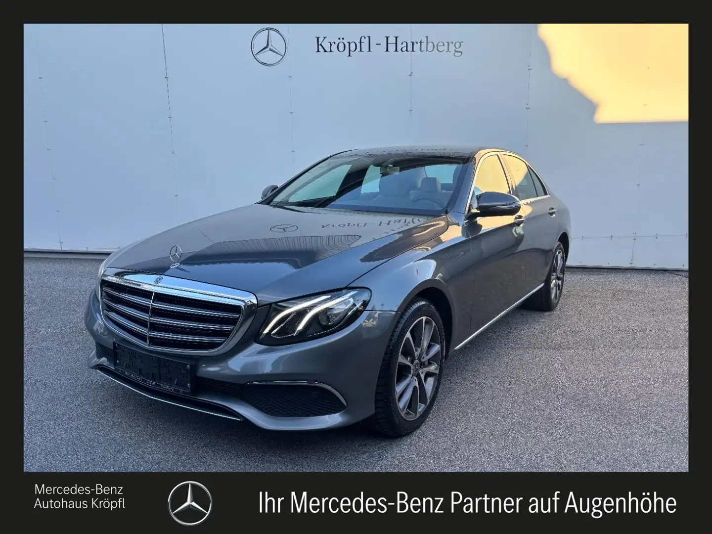 Mercedes-Benz E 350 d 4MATIC Limousine PTS Shz LED Ambi RKam Gris - 1