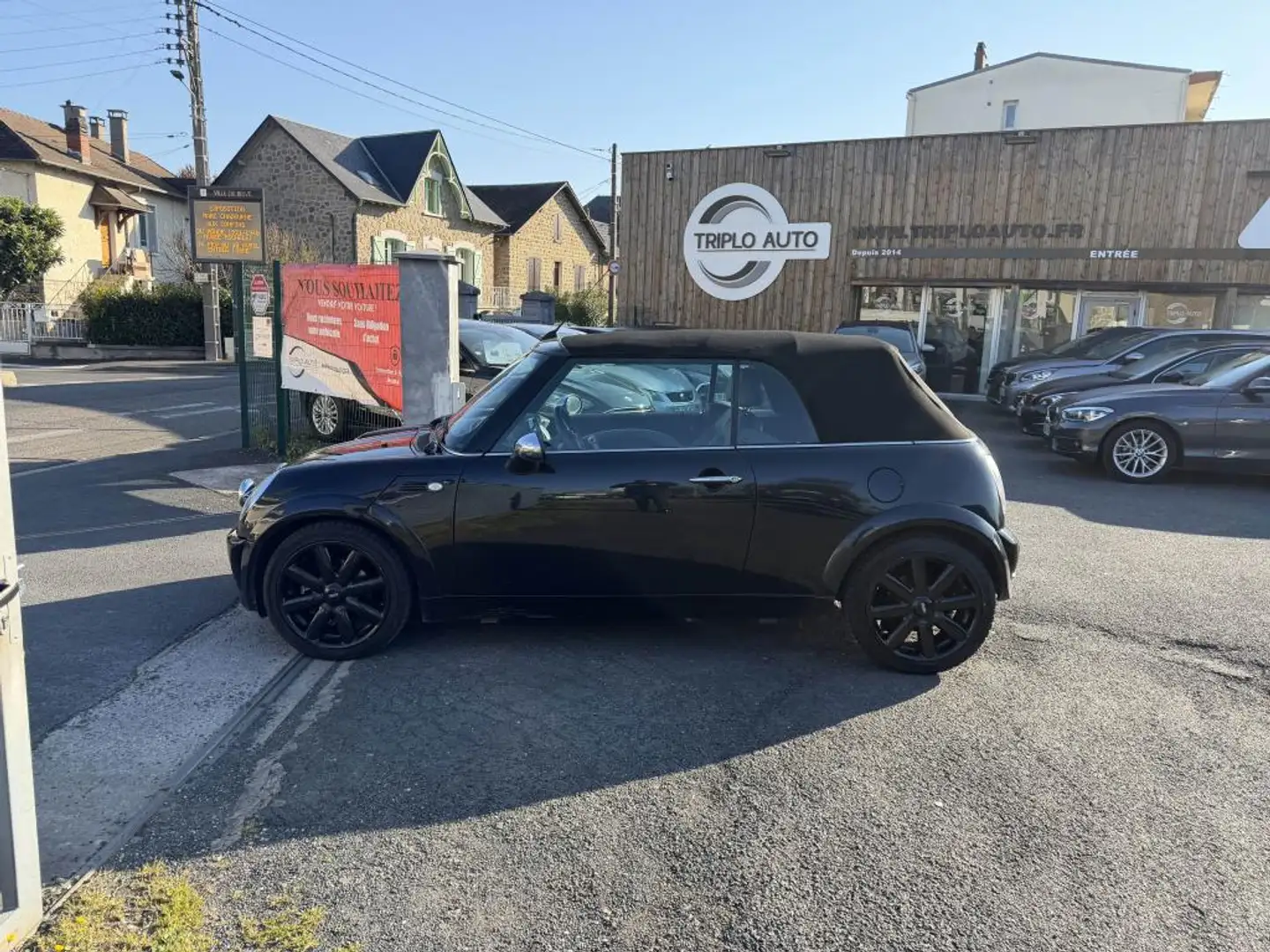 MINI Cooper C Cabriolet 1.6i - 115 R52 Cooper clim + Radar AR Schwarz - 2