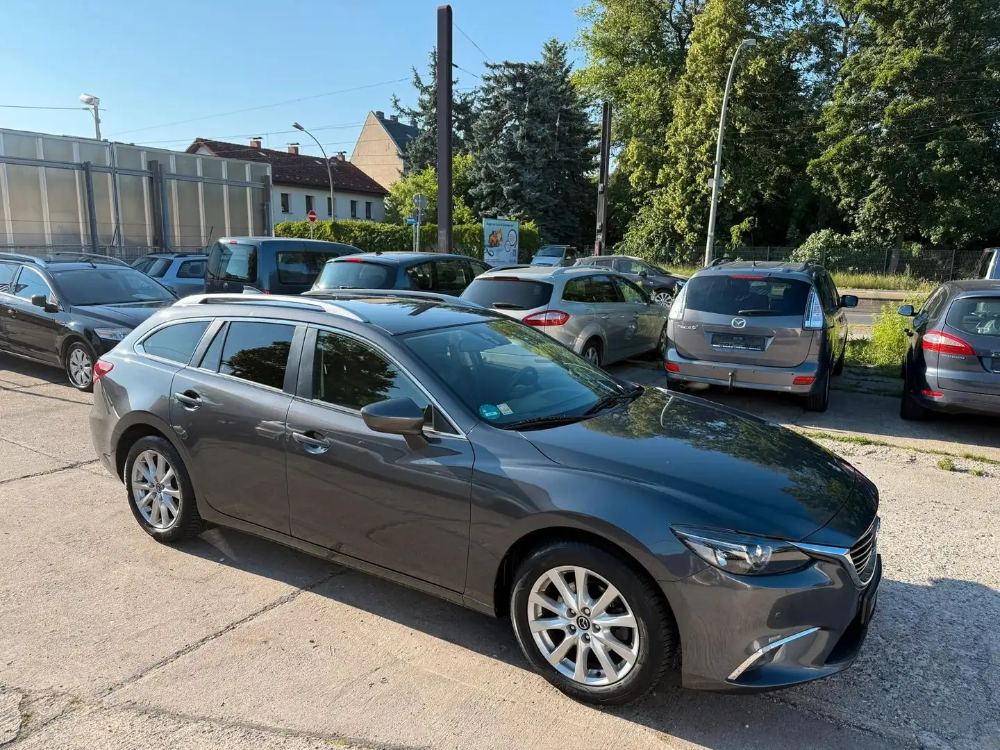 Mazda 6 Kombi Exclusive-Line*TUV NEU*SHZ*NAVI* Szürke - 2