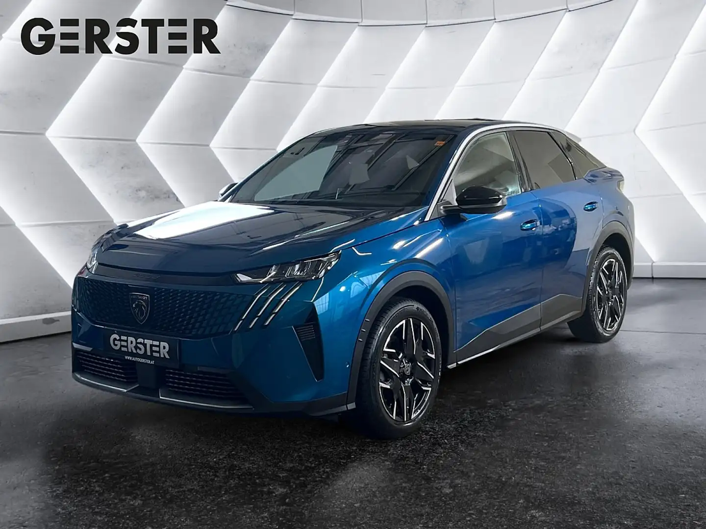 Peugeot 3008 Hybrid 136 E-DCS6 Allure Aut. Blau - 1