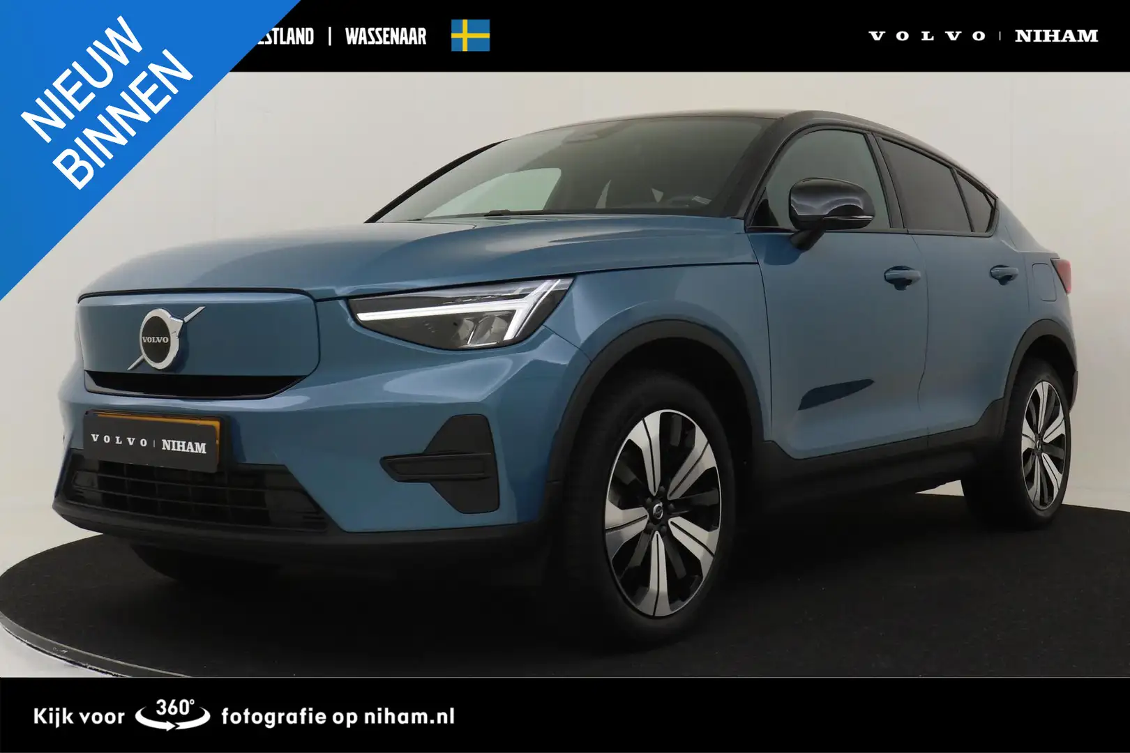Volvo C40 SINGLE MOTOR PLUS 69 kWh -PRIVACY.GLAS|CAMERA|KEYL Blauw - 1