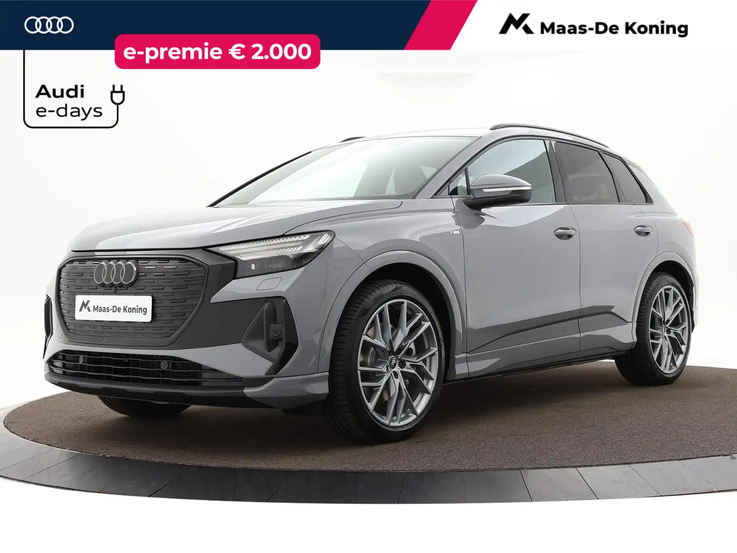 Audi Q4 e-tron S edition e-tron 45 210kW/286pk 82Kwh Hatchback El Grijs - 1