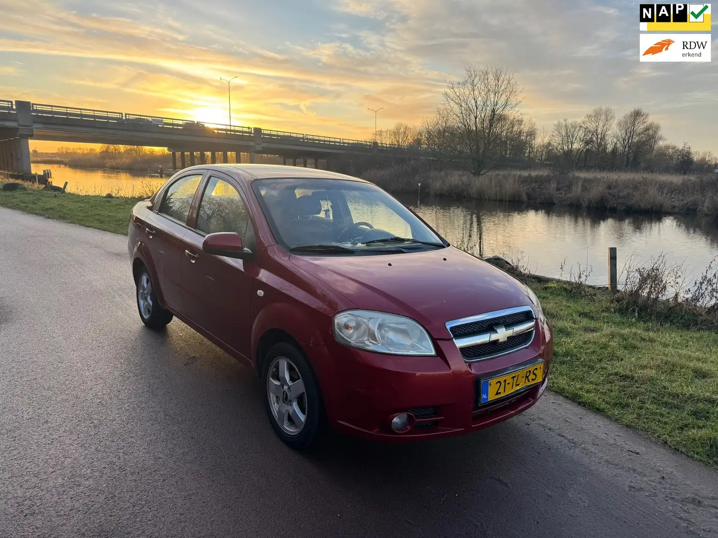 Chevrolet Aveo 1.4-16V Class|Automaat|luxe| Rot - 1