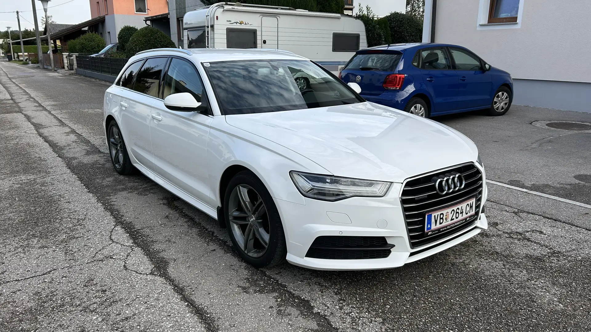 Audi A6 Avant 2,0 TDI Quattro S-tronic Weiß - 2