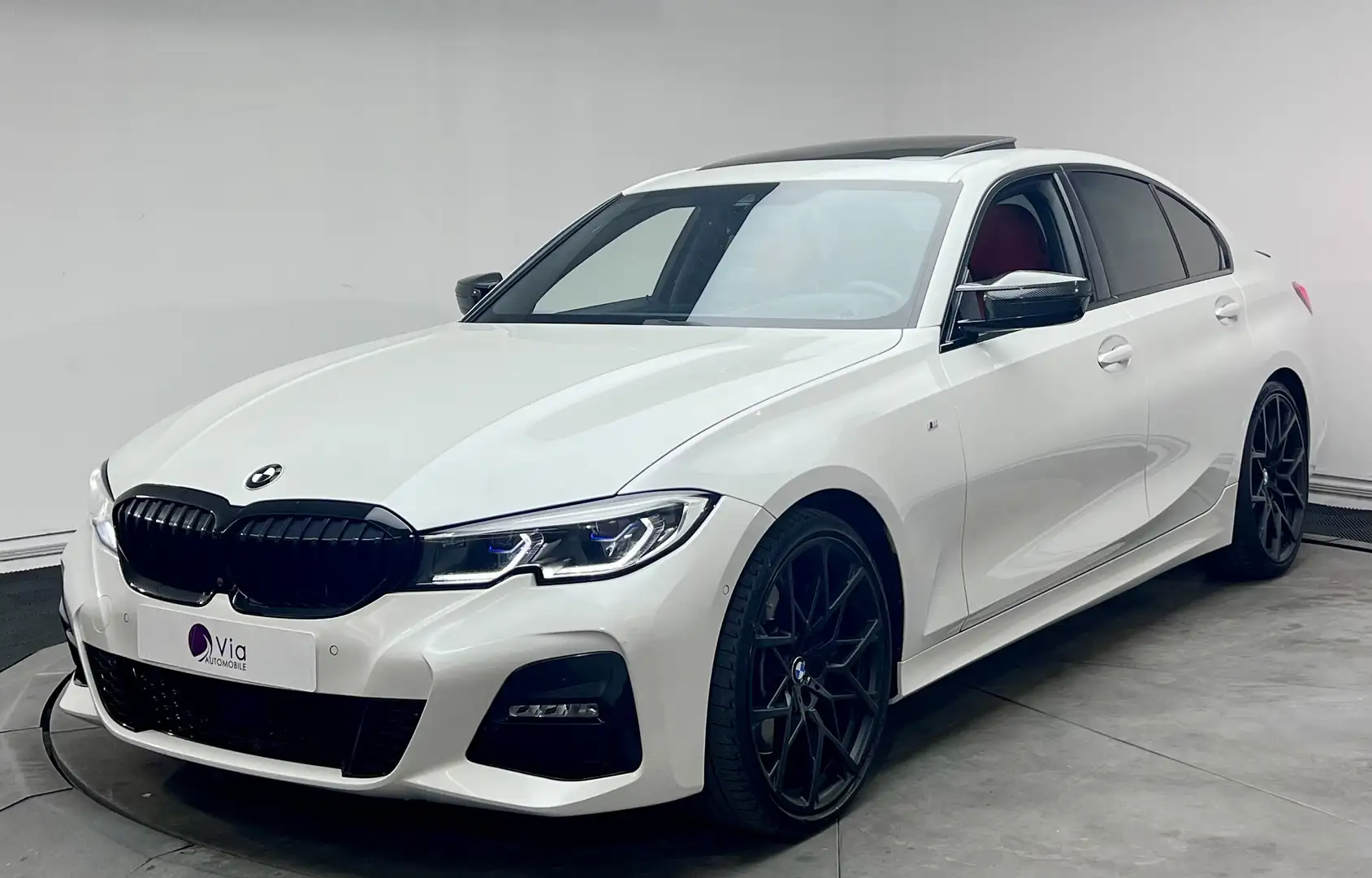 BMW 330 330d 265 ch M Sport - Suivi Bmw - Toit ouvrant - Pack Carbone Blanco - 1