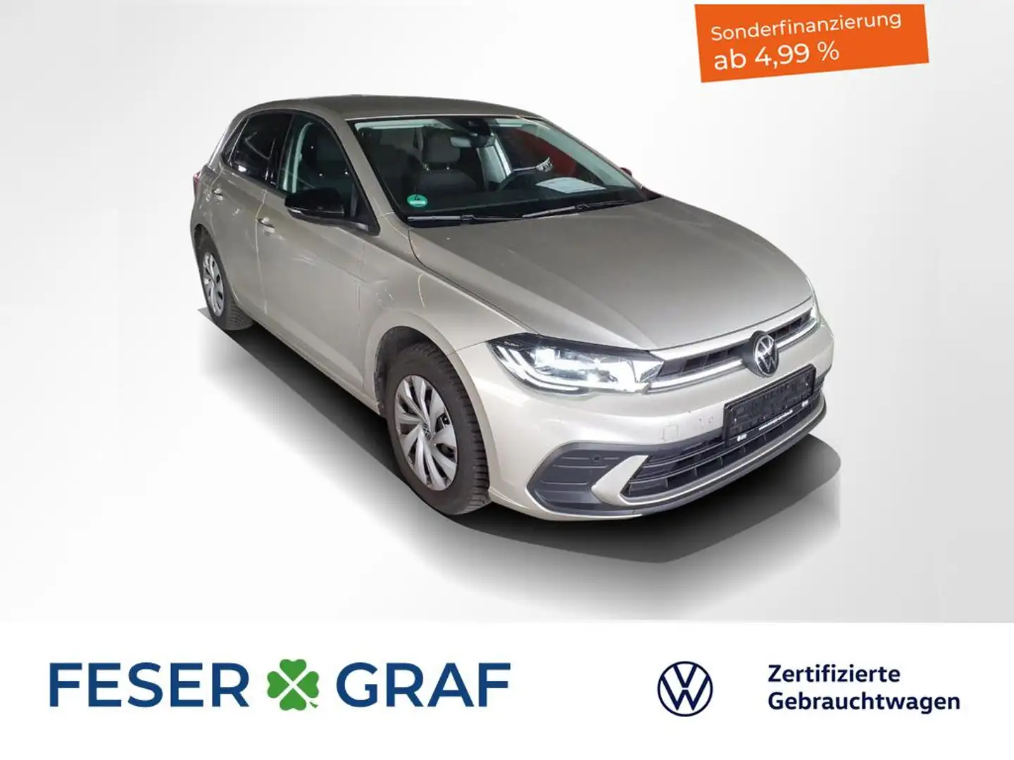 Volkswagen Polo 1.0 TSI MOVE DSG Matrix-LED / AHK / PDc / Sitzheiz Silber - 1