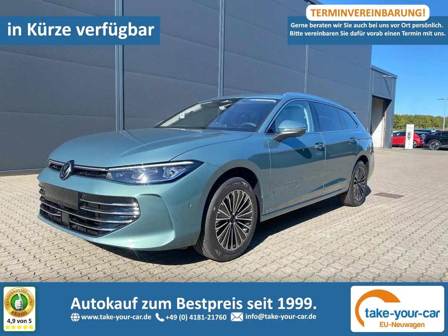 Volkswagen Passat Variant Elegance NAVI+MATRIX+MASSAGE+ACC+KAMERA 1.5 eTS... Verde - 1