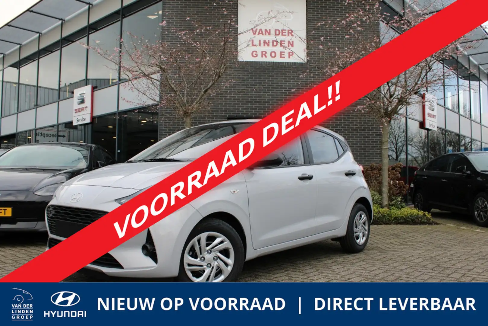 Hyundai i10 1.0i 5traps Automaat Comfort Smart 5zits | Navigat Argent - 1