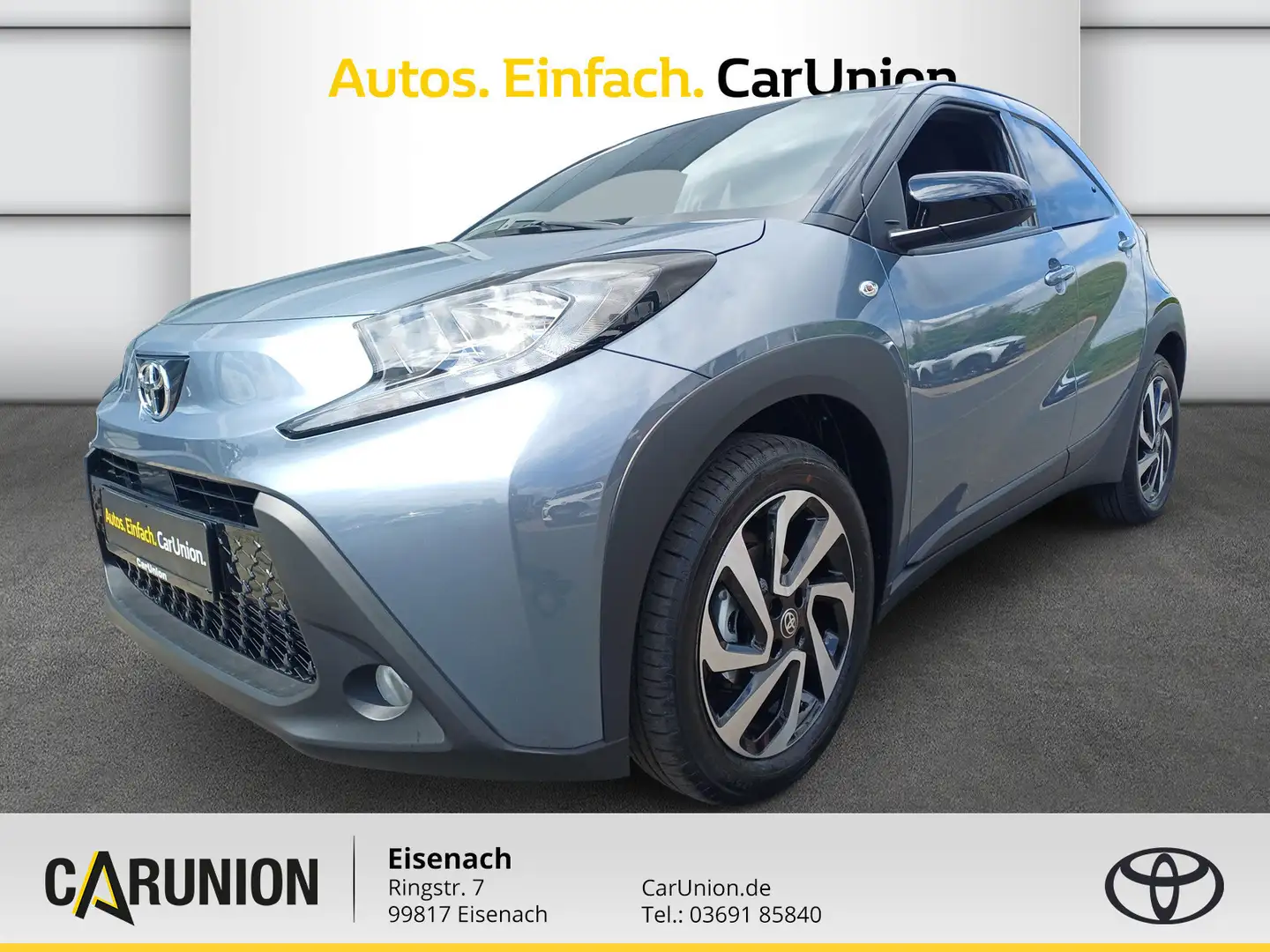 Toyota Aygo X AUTOM Teamp.Comf.Pak/ Kam/Sitzhzg/Alu 17" Gris - 1