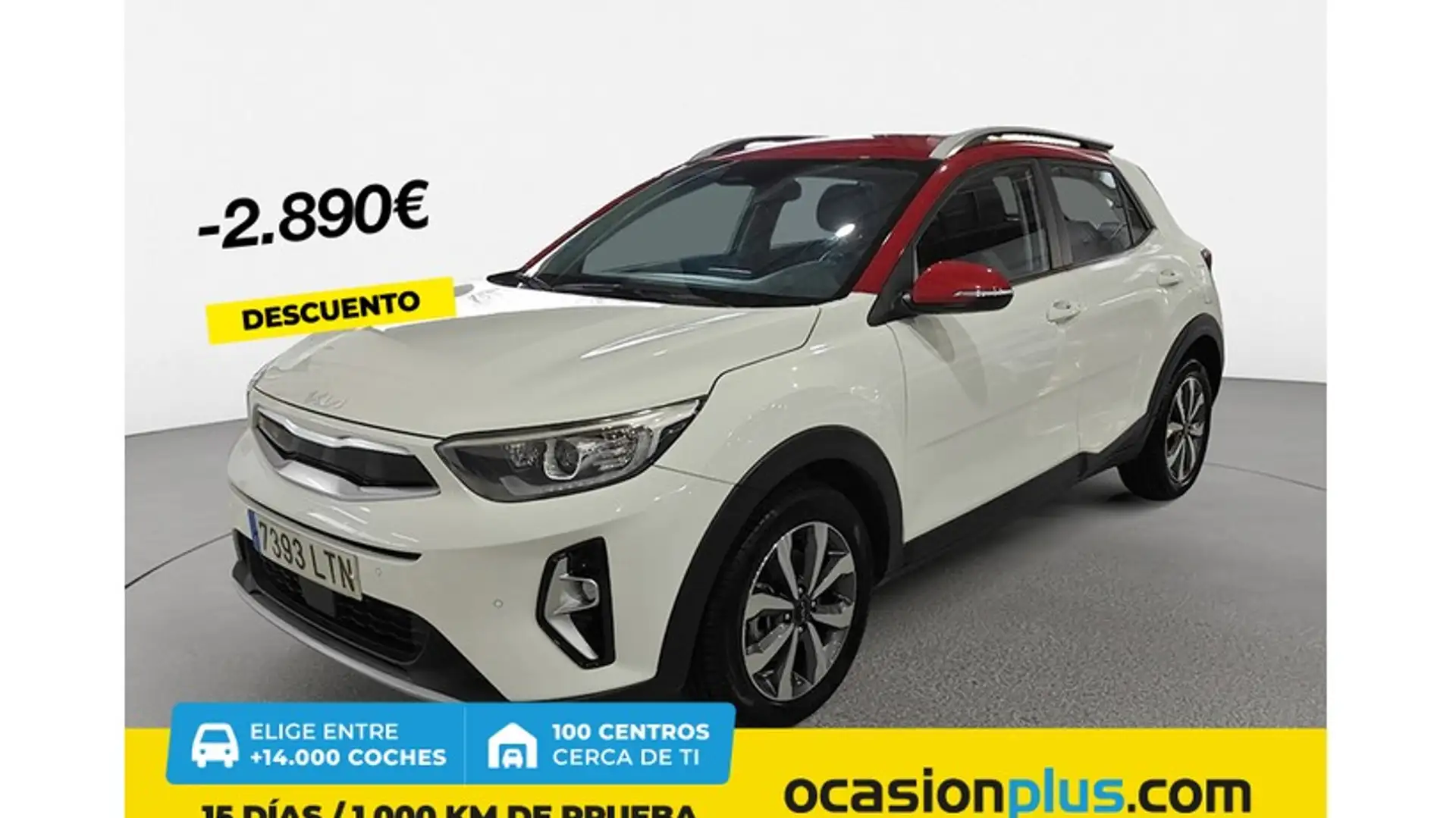 Kia Stonic 1.0 T-GDi MHEV DCT Drive 120 Blanc - 1