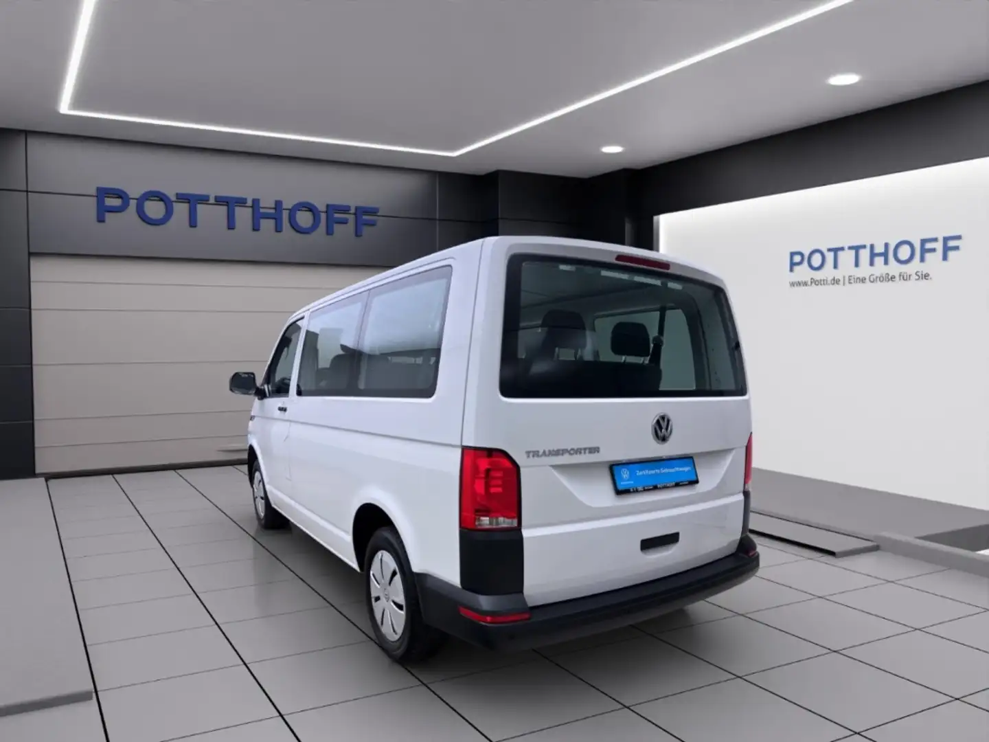 Volkswagen T6.1 Transporter Kombi 2.0 TDI 9-SITZER NAVI KLIMA PDC Weiß - 2