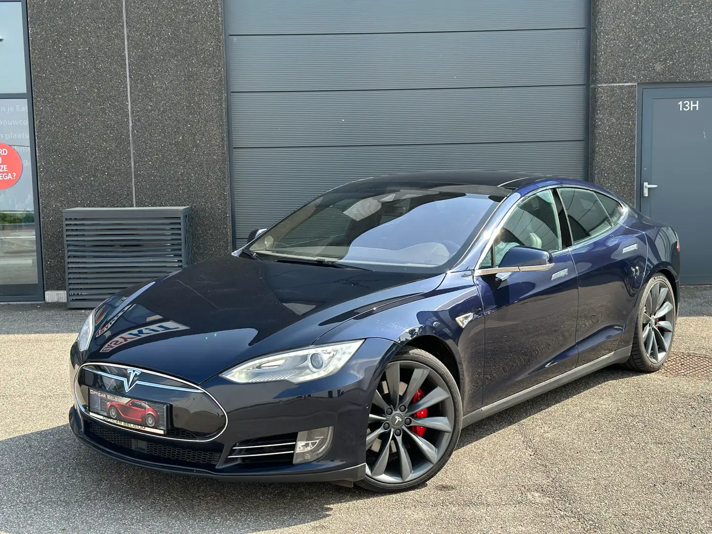Tesla Model S **P85D - 700 hp - Free Supercharger - 1st owner** Bleu - 1