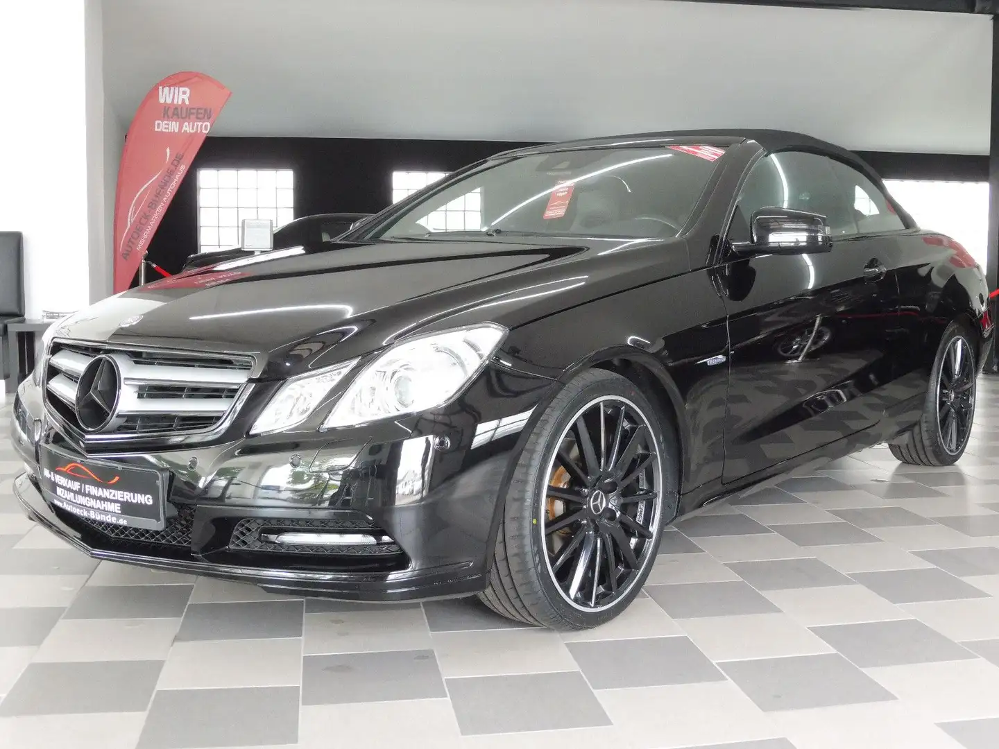 Mercedes-Benz E 220 CDI Cabrio  BlueEfficiency AHK/Xen/Nav/E5 Noir - 2