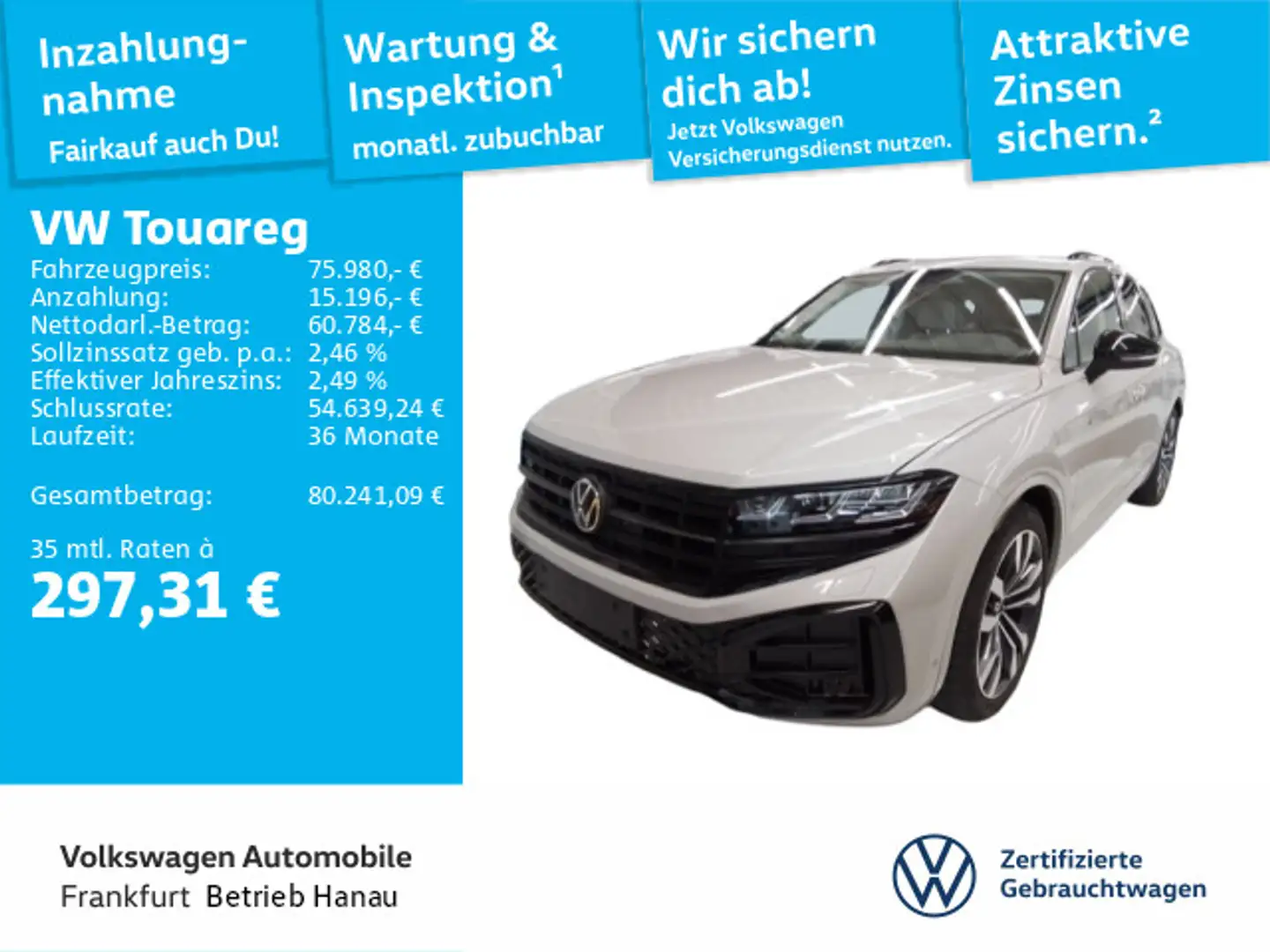 Volkswagen Touareg 3.0 TDI V6 R-Line tiptronic 4Motion IQ.L Beige - 1