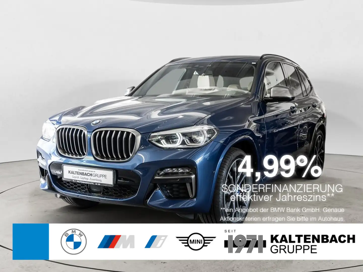 BMW X3 M 40i HUD LED SPORTABGASANLAGE ACC W-LAN Blau - 1