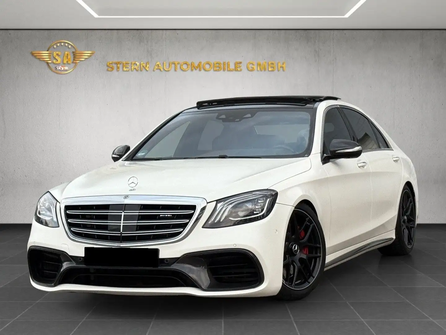 Mercedes-Benz S 63 AMG 4Matic+ L Exklusiv/Fond-TV/Burmester 3D Blanc - 1