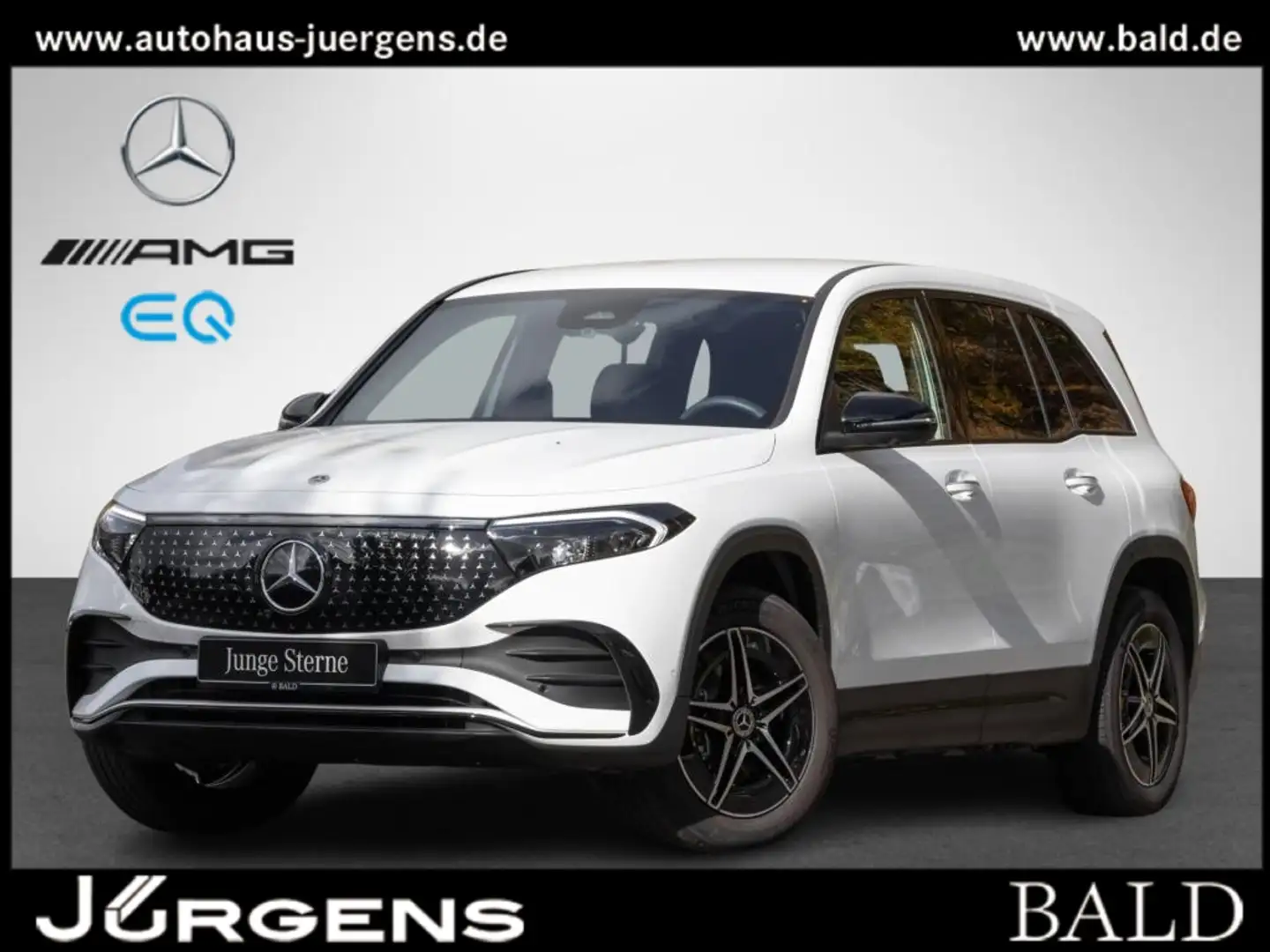 Mercedes-Benz EQB 250 + AMG-Sport/Distr/Night/360/Keyl/HUD/18" Blanco - 1