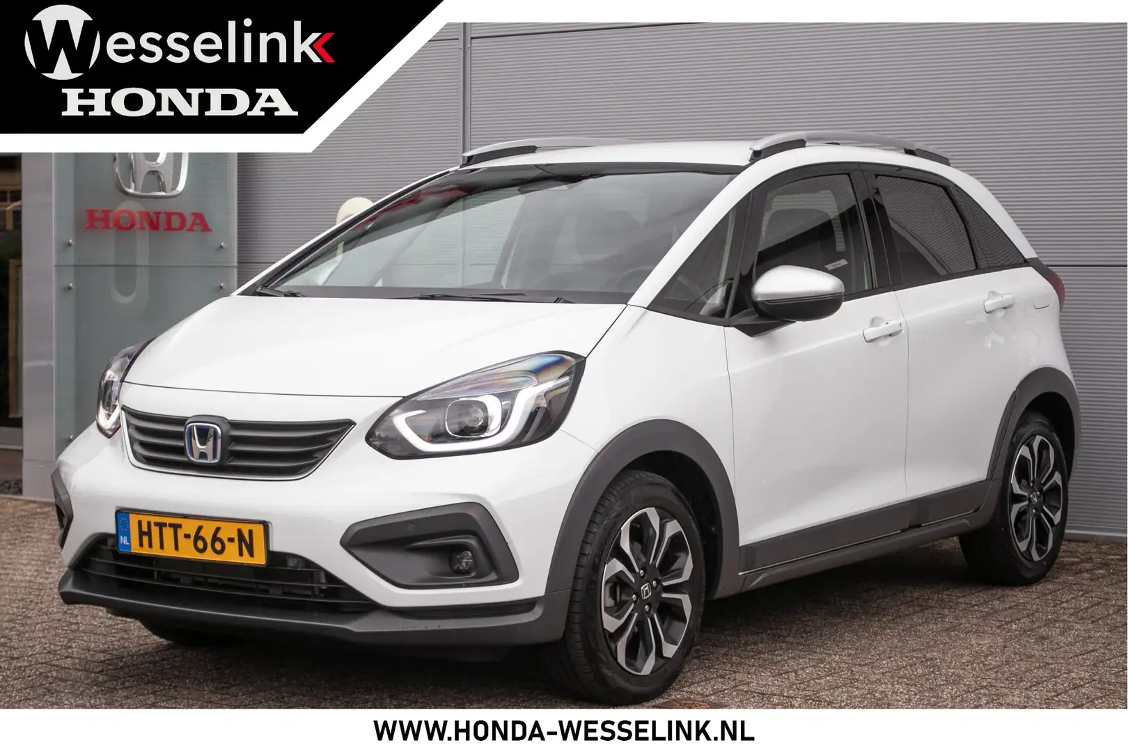 Honda Jazz 1.5 e:HEV Crosstar All-in rijklaar | Ad. Cruise | Wit - 1
