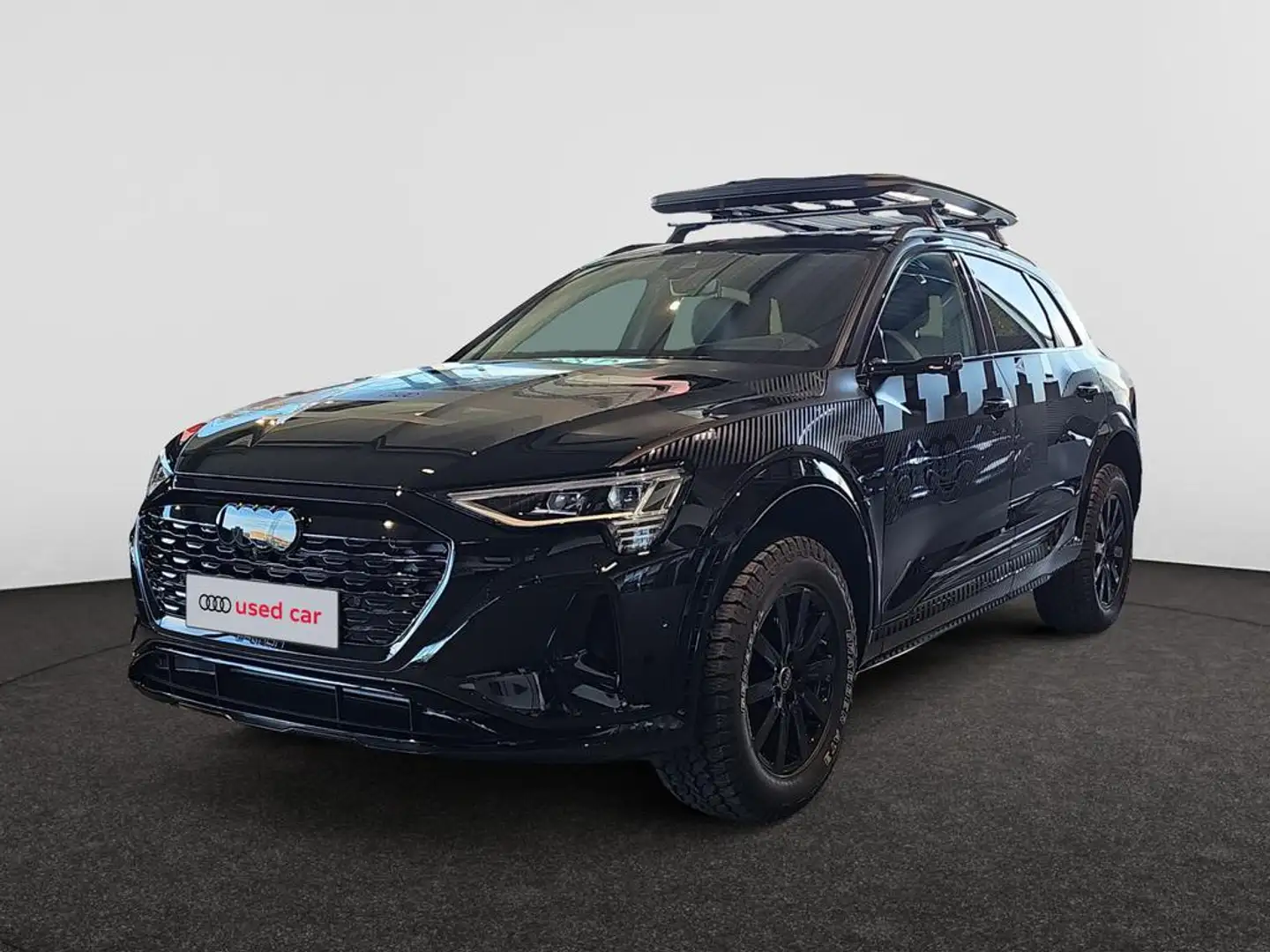 Audi Q8 e-tron e-Tron 106 kWh 55 Quattro Dakar Zwart - 1