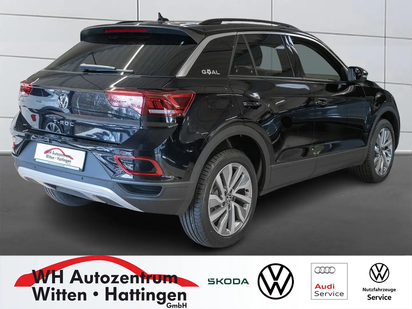 Volkswagen T-Roc 1.5 TSI OPF DSG Goal NAVI AHK REARVIEW LED SITZHZG Noir - 2