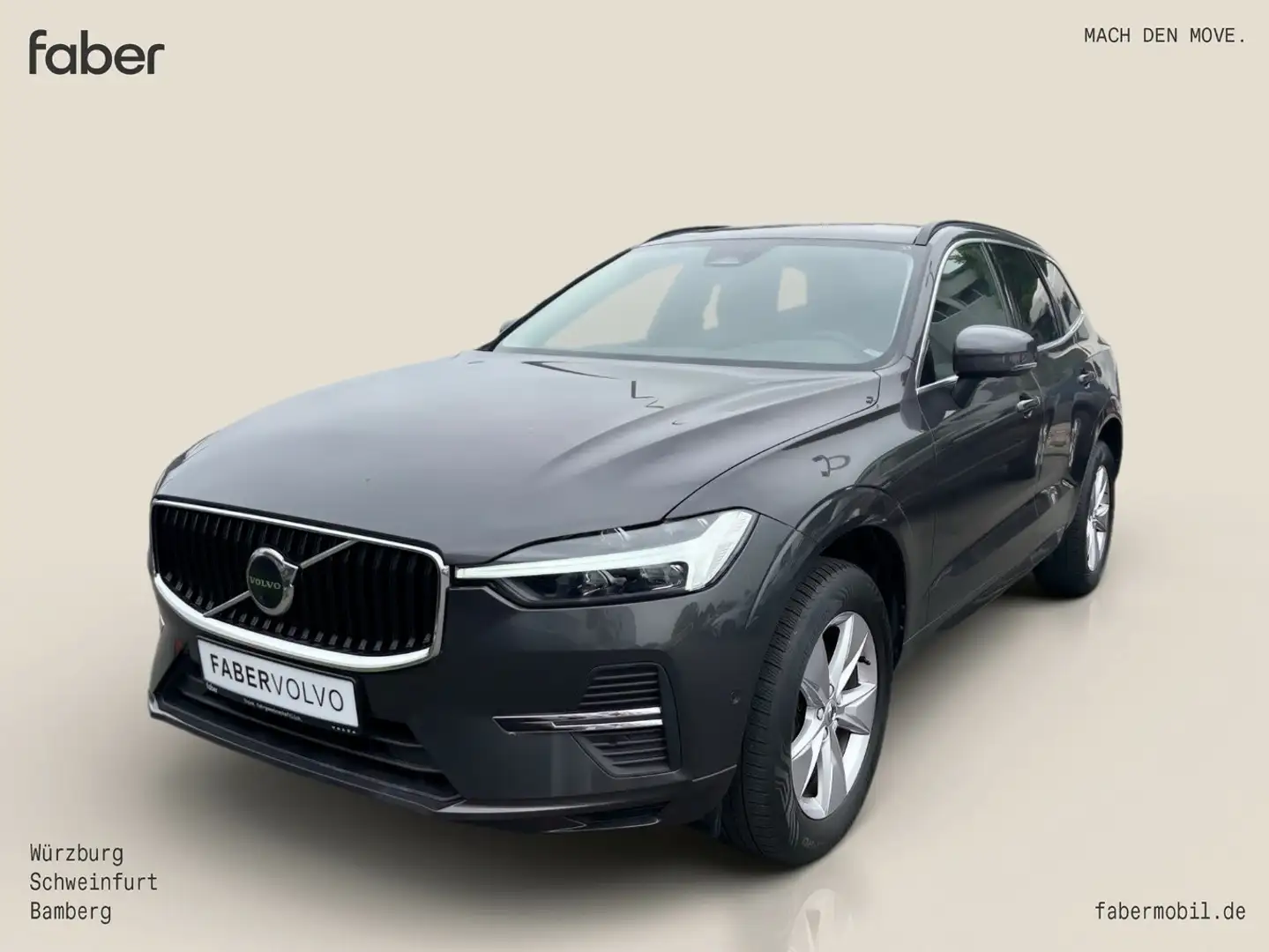 Volvo XC60 B5 Diesel Momentum Pro AWD Gris - 1