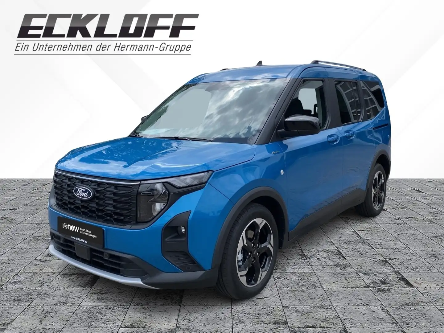 Ford Tourneo Courier 1.0 EcoBoost Active CAM*LED*NAVI Bleu - 1