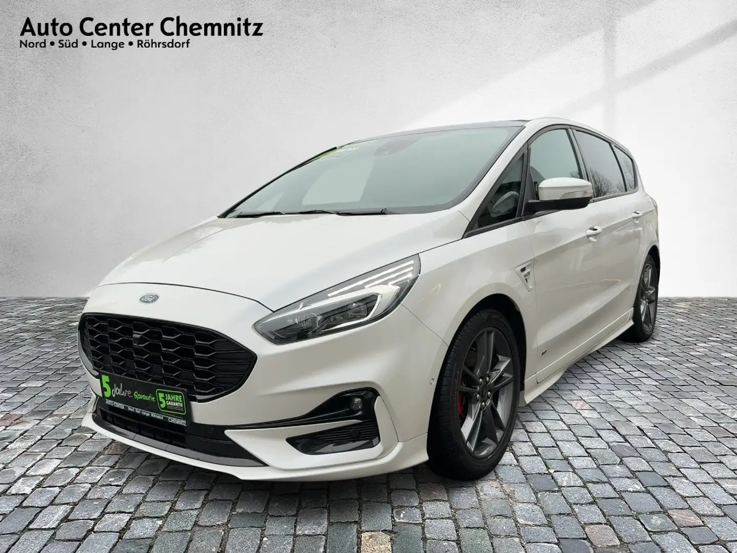 Ford S-Max 2.0d AT8 ST-Line AWD LED/Pano/Navi/SHZ Blanc - 2