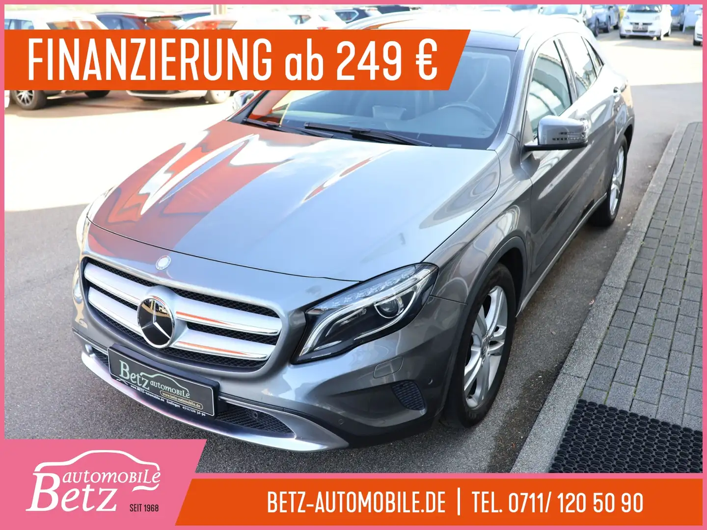 Mercedes-Benz GLA 220 d 4 Matic Pano Distr. RFK AHK SHZ Gris - 1