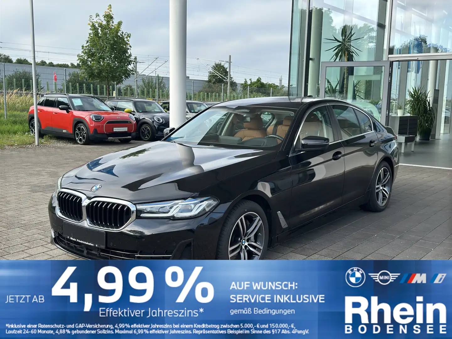 BMW 530 d xDrive Limousine Laser ACC HeadUp H&K DDC Schwarz - 1