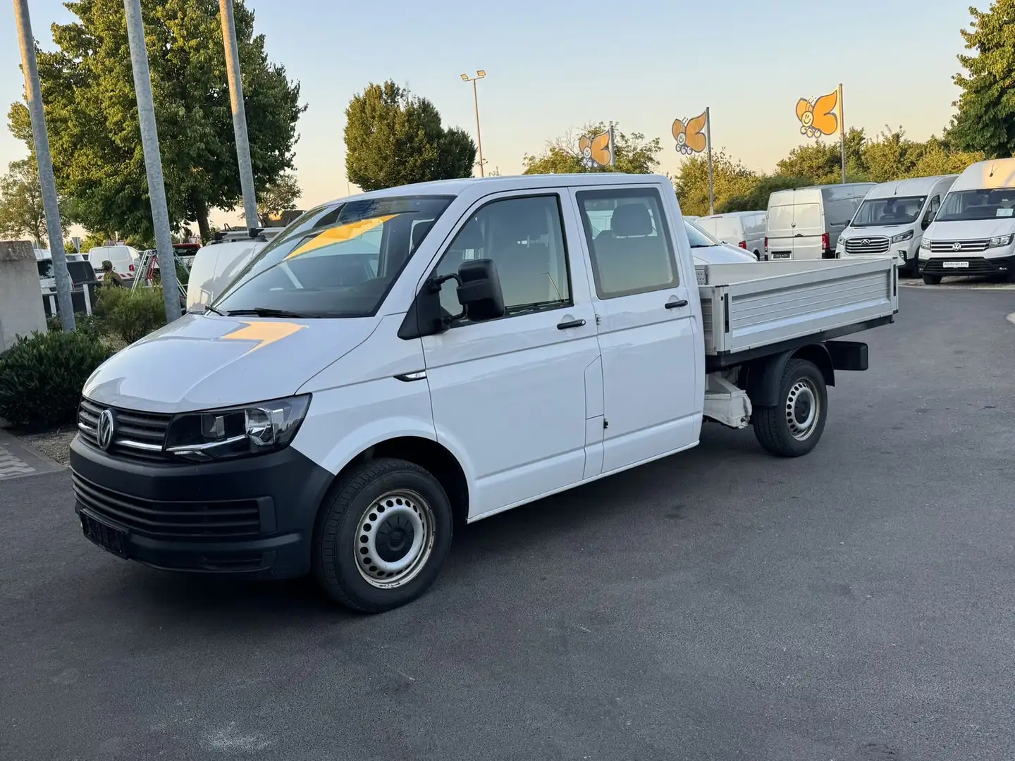 Volkswagen T6 Transporter Doka/Pritsche TDI 4Motion Diff.sp Weiß - 2