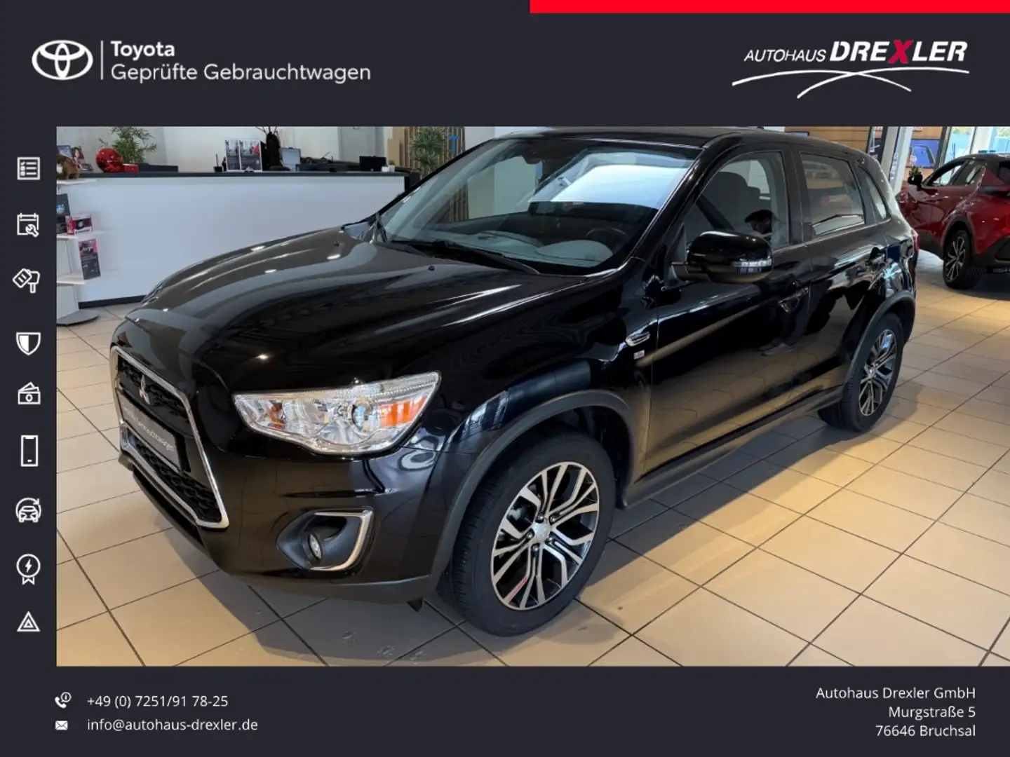 Mitsubishi ASX Diamant Edition 2WD Sitzheizung AHK WInterräder Noir - 1